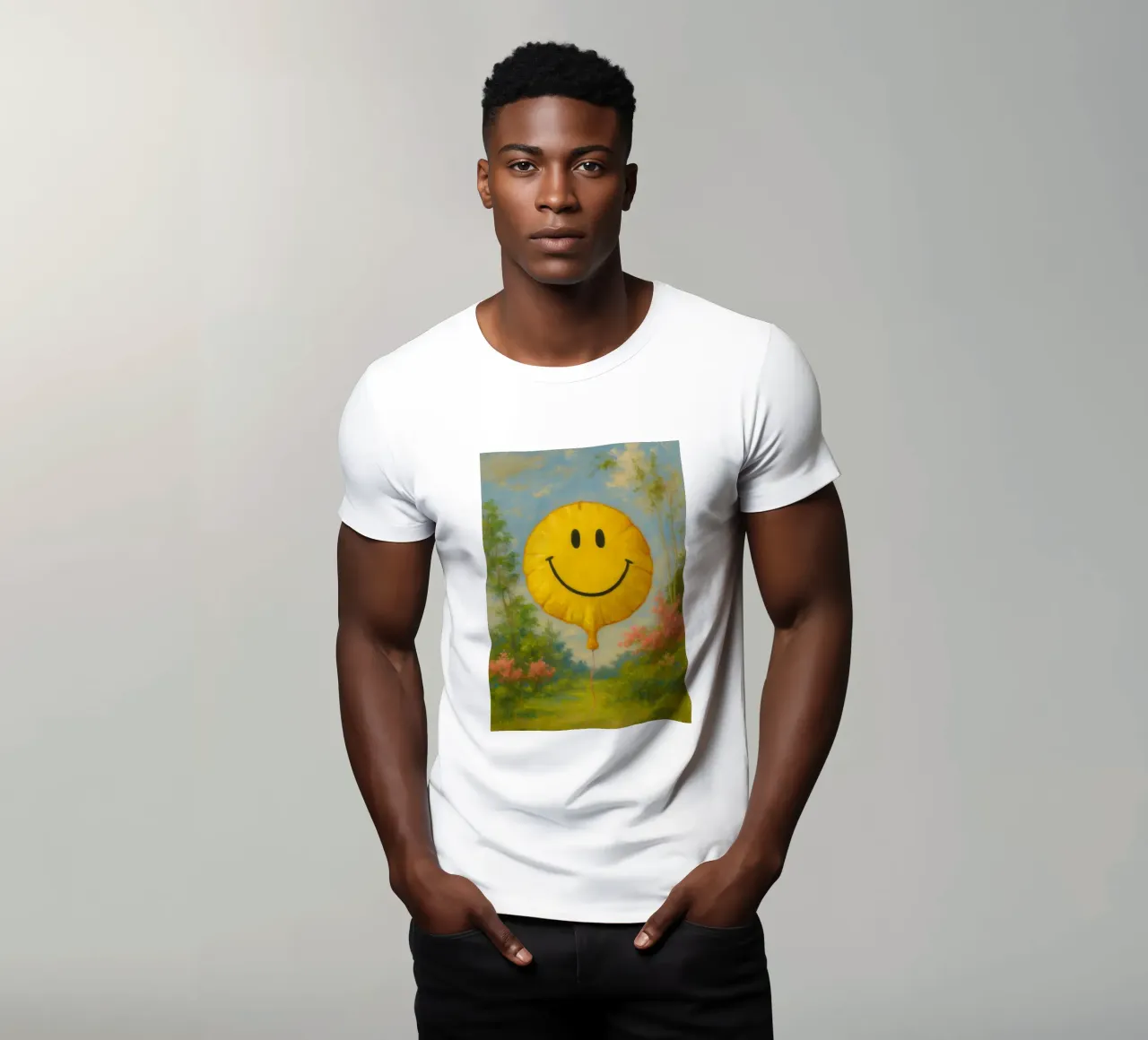 Smiling Balloon t-shirt da Attaboy Dsgn