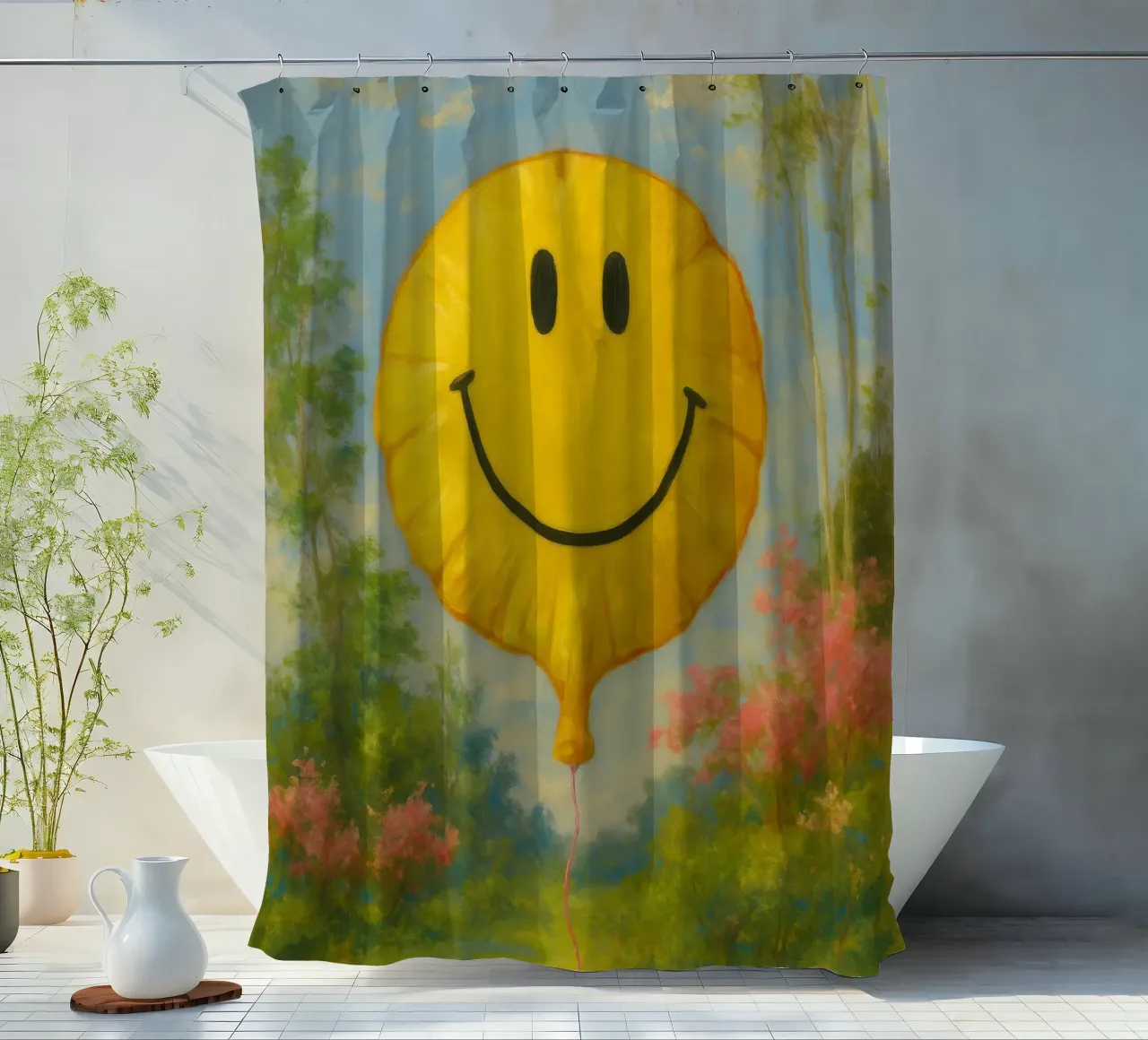 Smiling Balloon tenda da doccia da Attaboy Dsgn