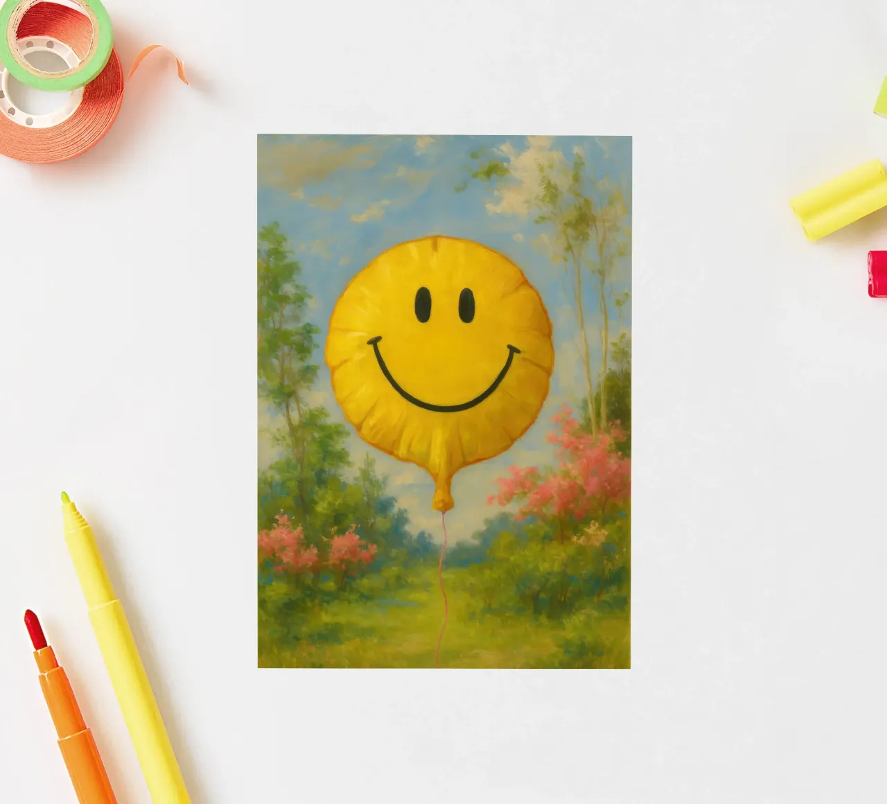 Smiling Balloon adesivo da Attaboy Dsgn