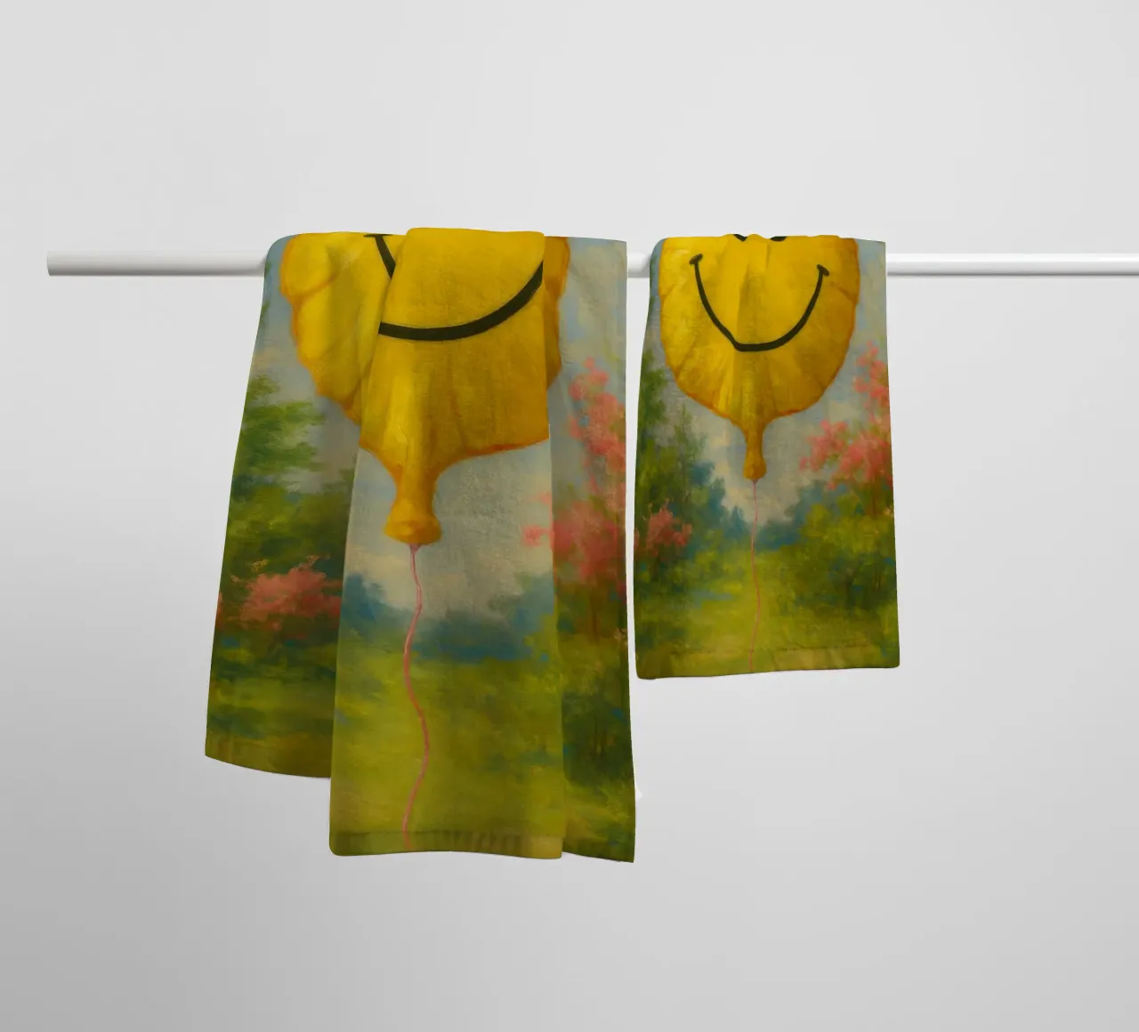 Smiling Balloon asciugamano da bagno da Attaboy Dsgn