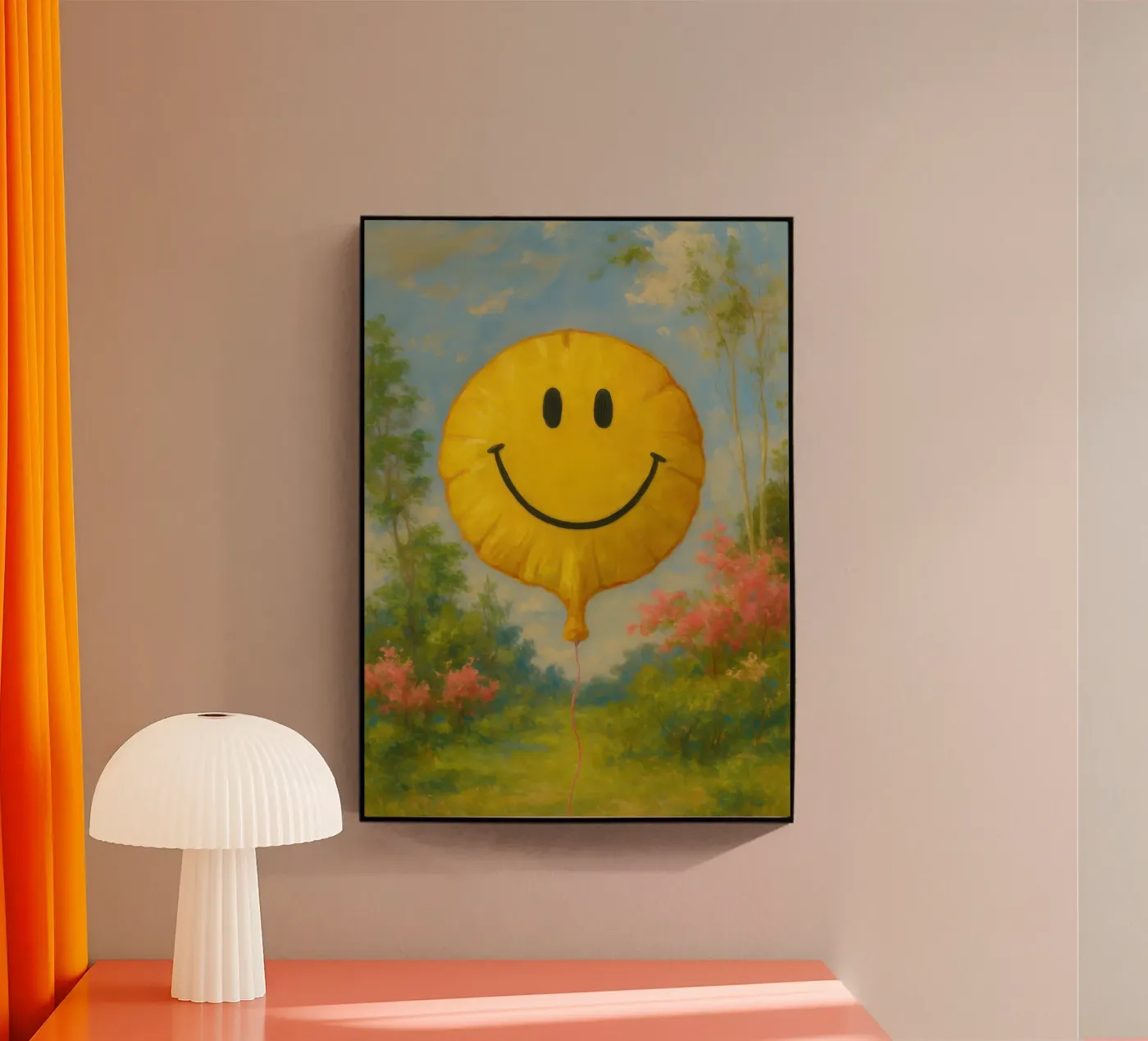 Smiling Balloon acryl van Attaboy Dsgn