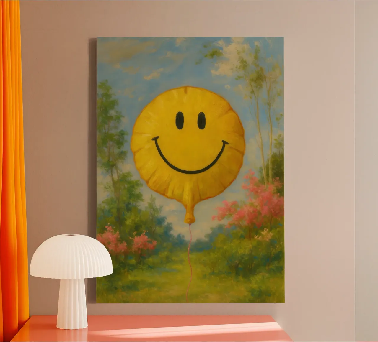 Smiling Balloon tela da Attaboy Dsgn