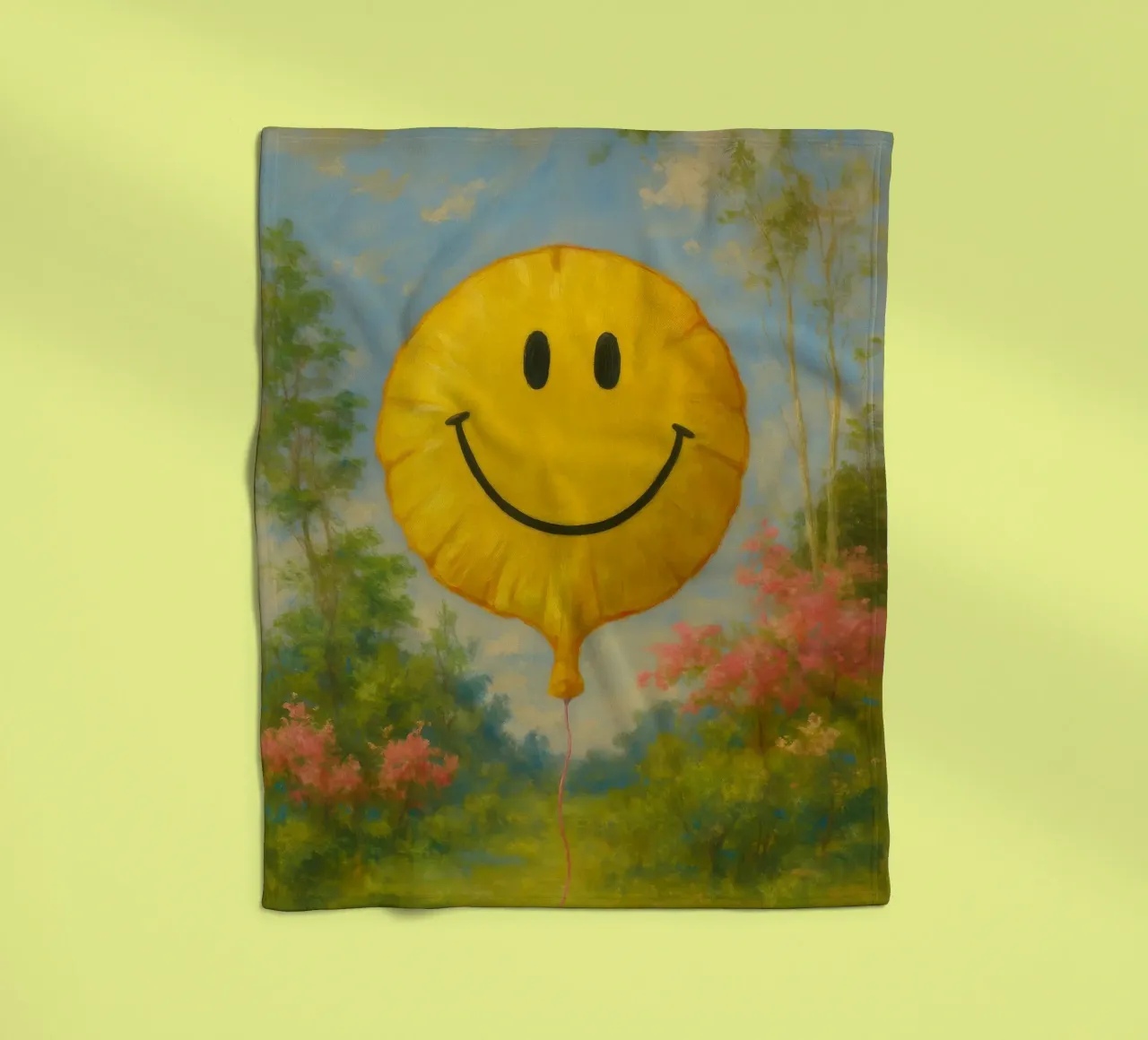 Smiling Balloon coperta in pile da Attaboy Dsgn