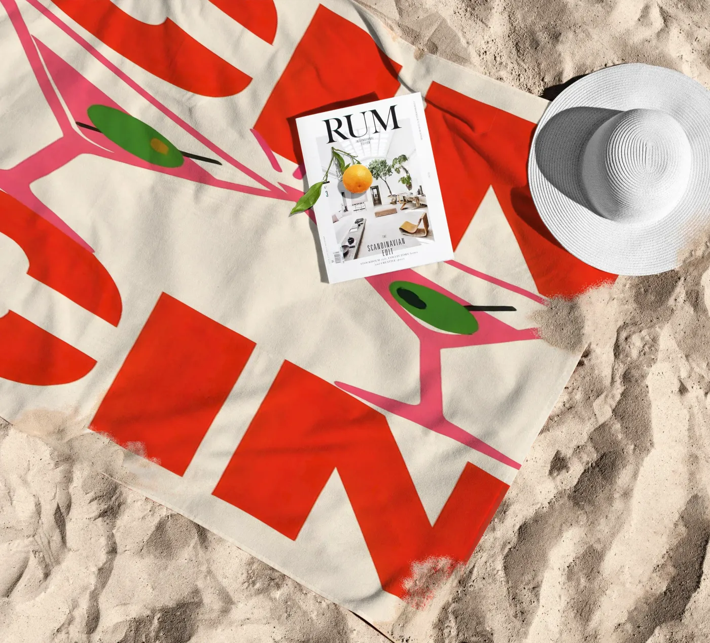 CIN CIN beach towel by Wall of Whispers