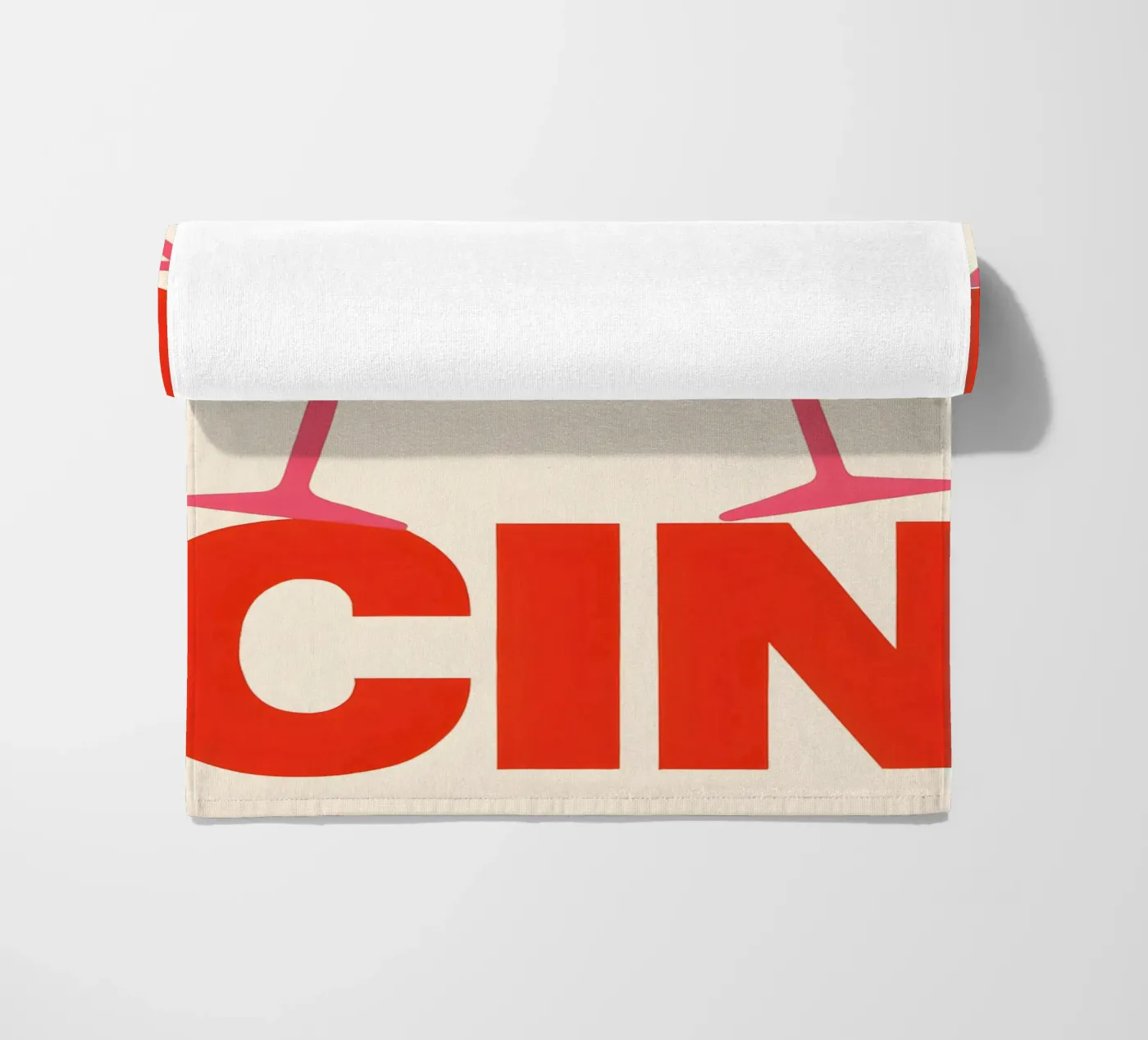 CIN CIN beach towel by Wall of Whispers