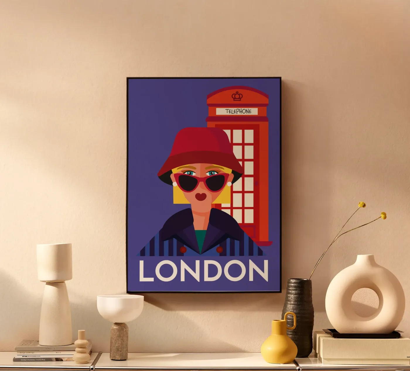 London Calling plexiglass da Ana Paniagua Design