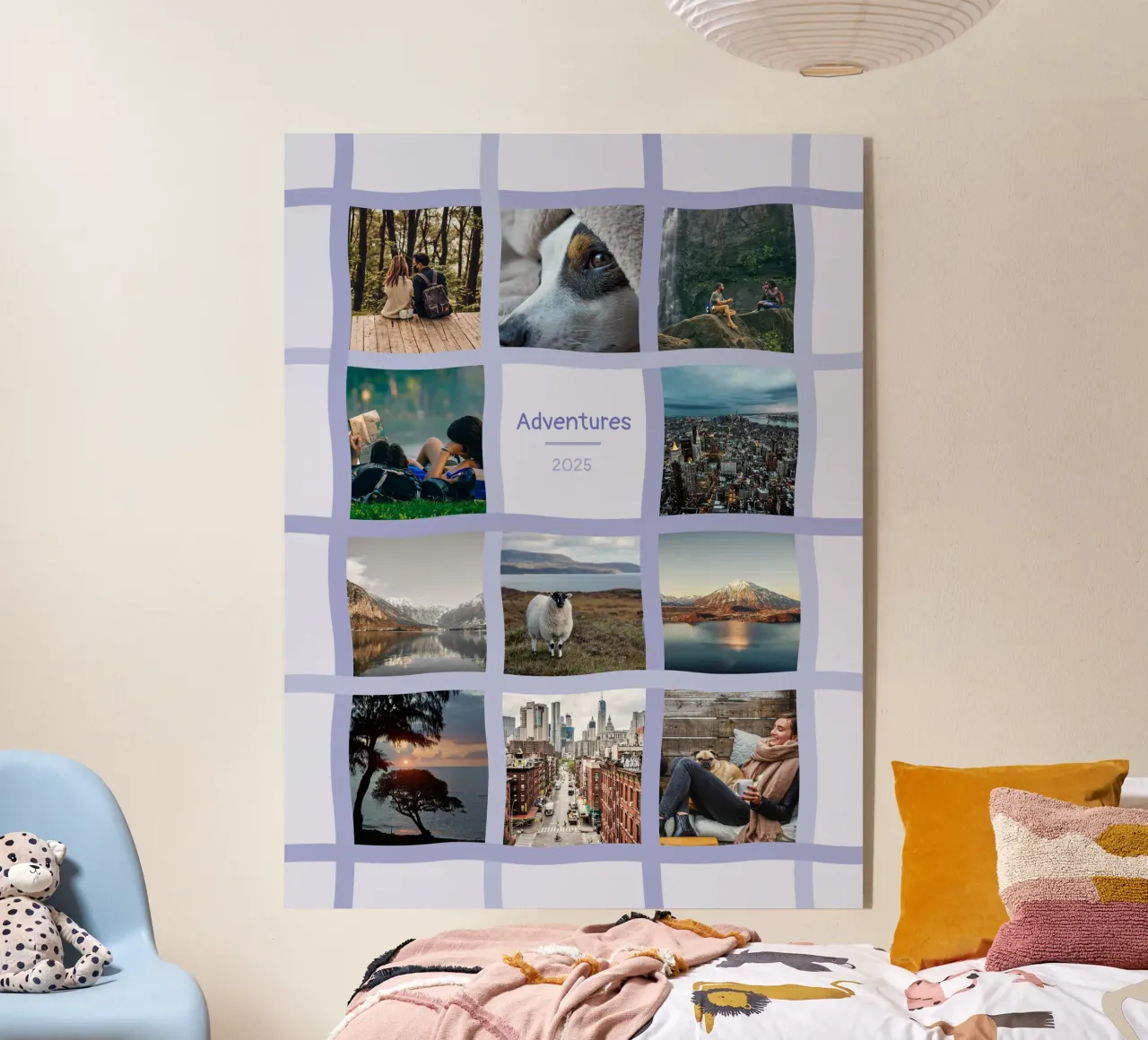 Wiggle Collage plexiglass da Personalizable Designs