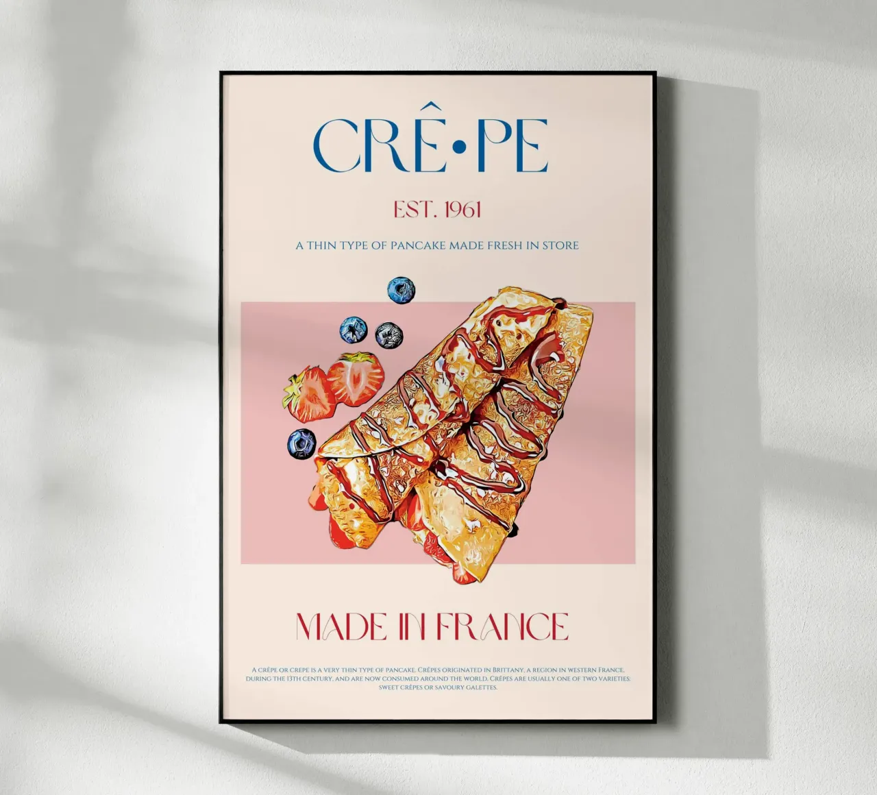 Crepe Print acrylic glass by KOKRPrints