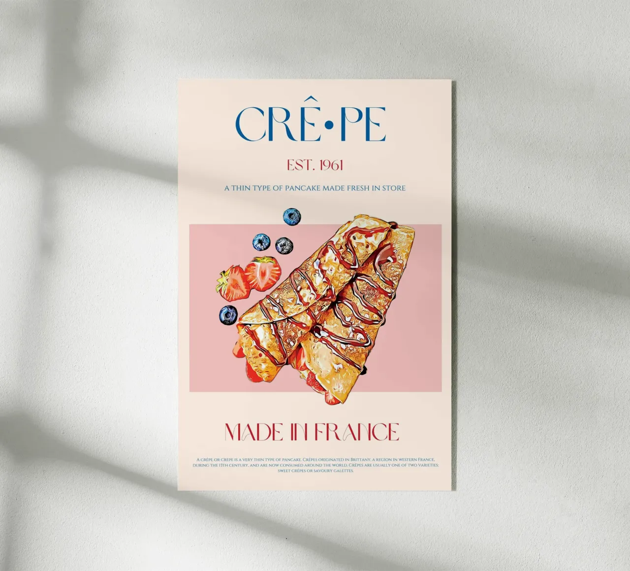 Crepe Print acrylic glass by KOKRPrints