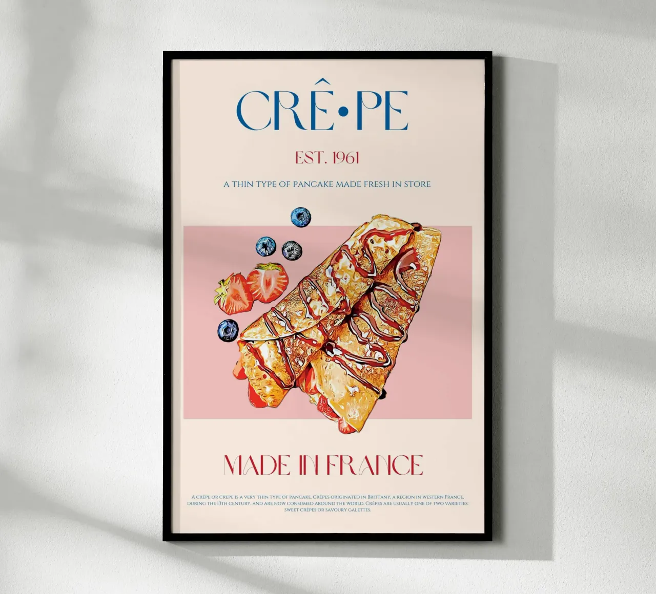 Crepe Print poster by KOKRPrints