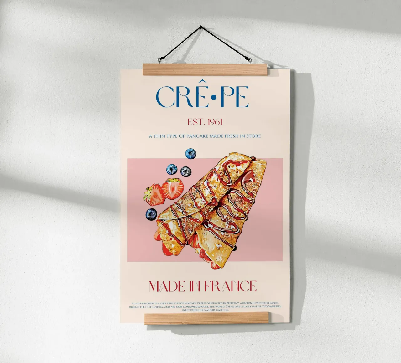 Crepe Print poster by KOKRPrints