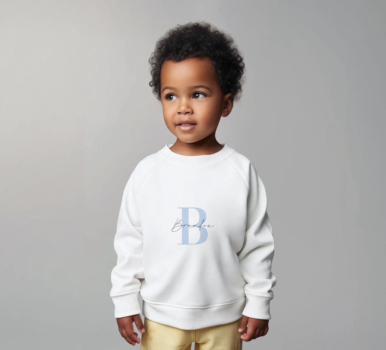 Individueller Baby-Namensdruck Baby Sweatshirt von Prints By Ayleen