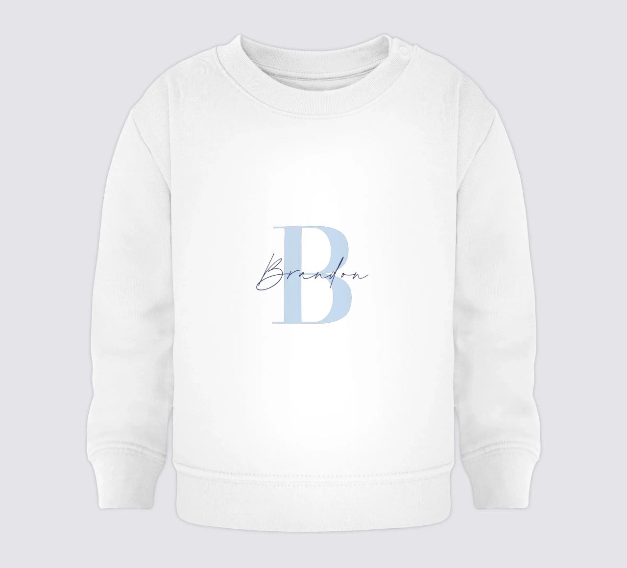Individueller Baby-Namensdruck Baby Sweatshirt von Prints By Ayleen