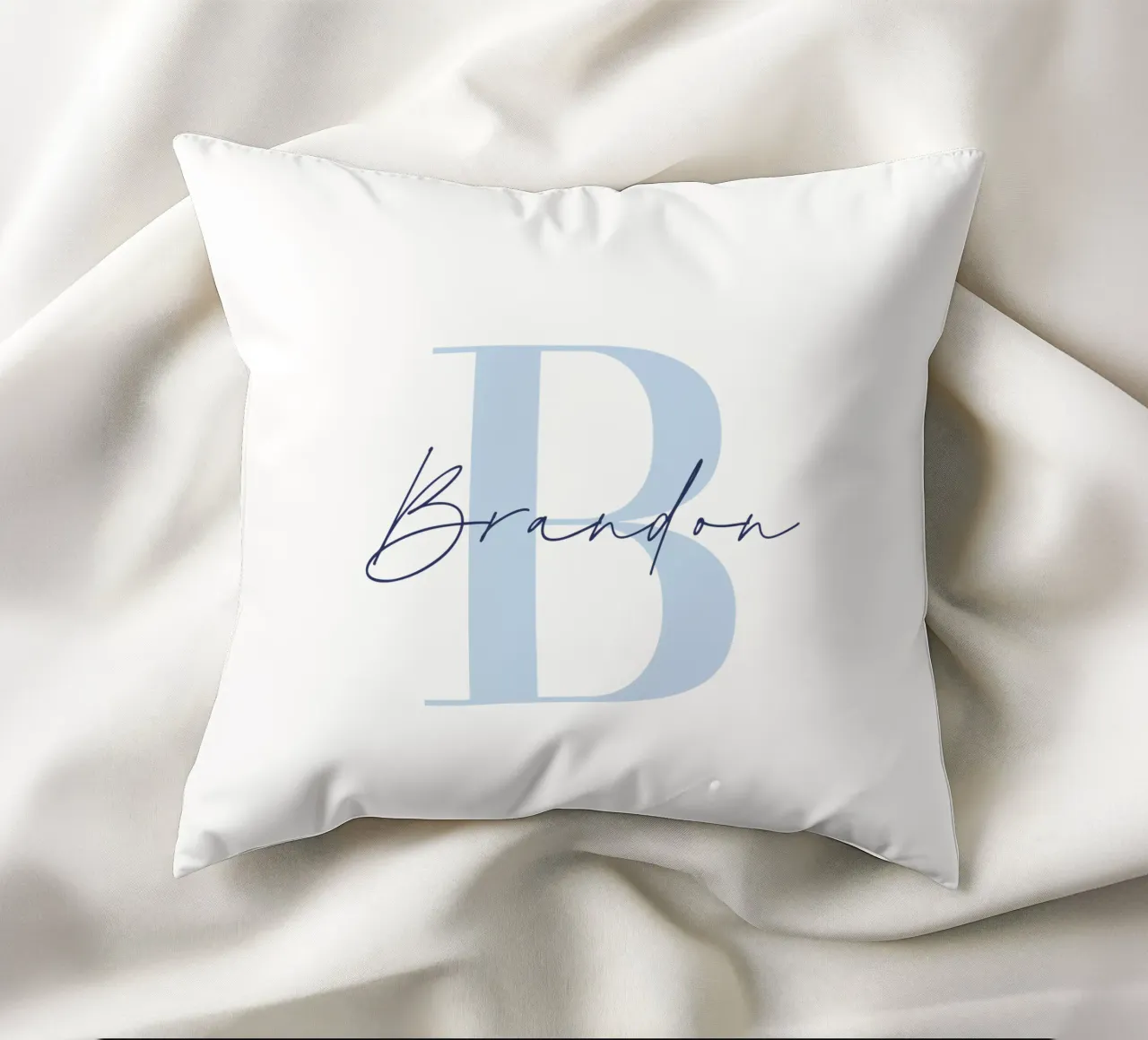 Impresión personalizada del nombre del bebé cojín de Prints By Ayleen
