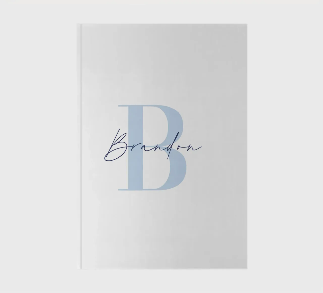 Custom Baby Name Print notebook by Prints By Ayleen
