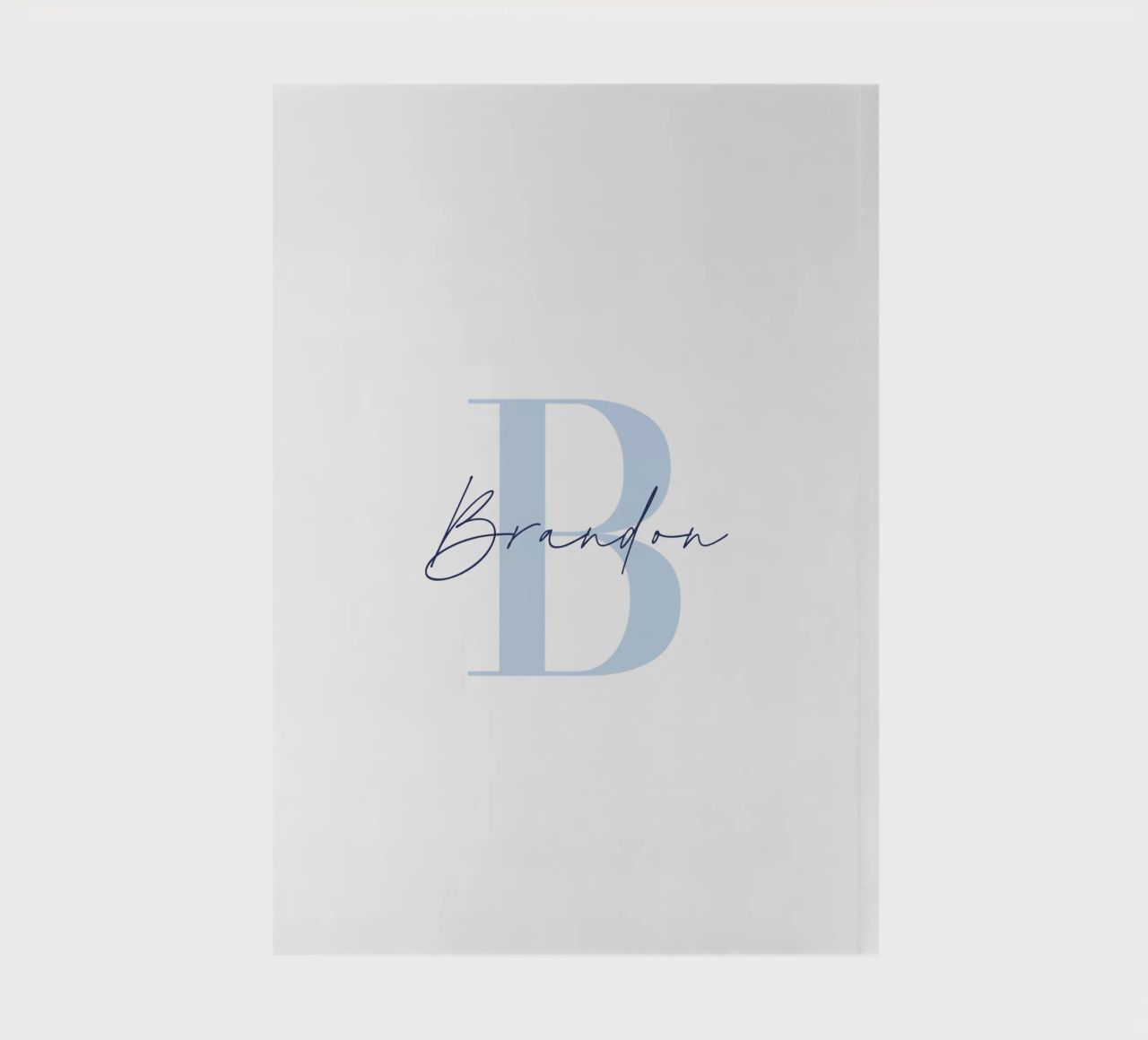 Individueller Baby-Namensdruck Notizbuch von Prints By Ayleen