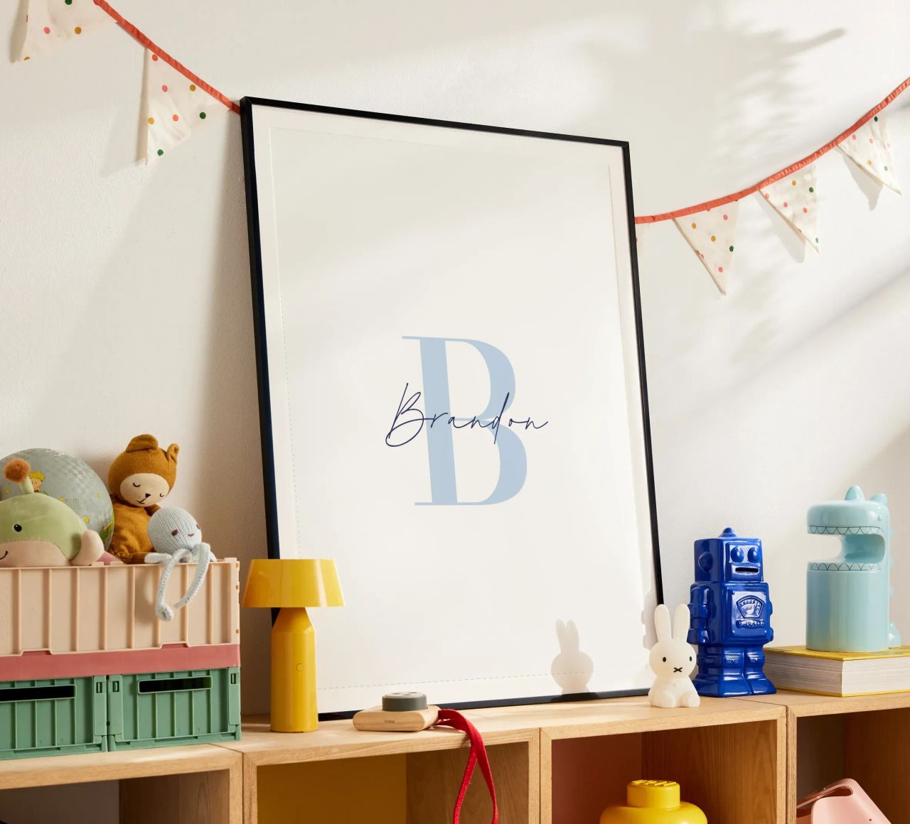 Individueller Baby-Namensdruck Poster von Prints By Ayleen
