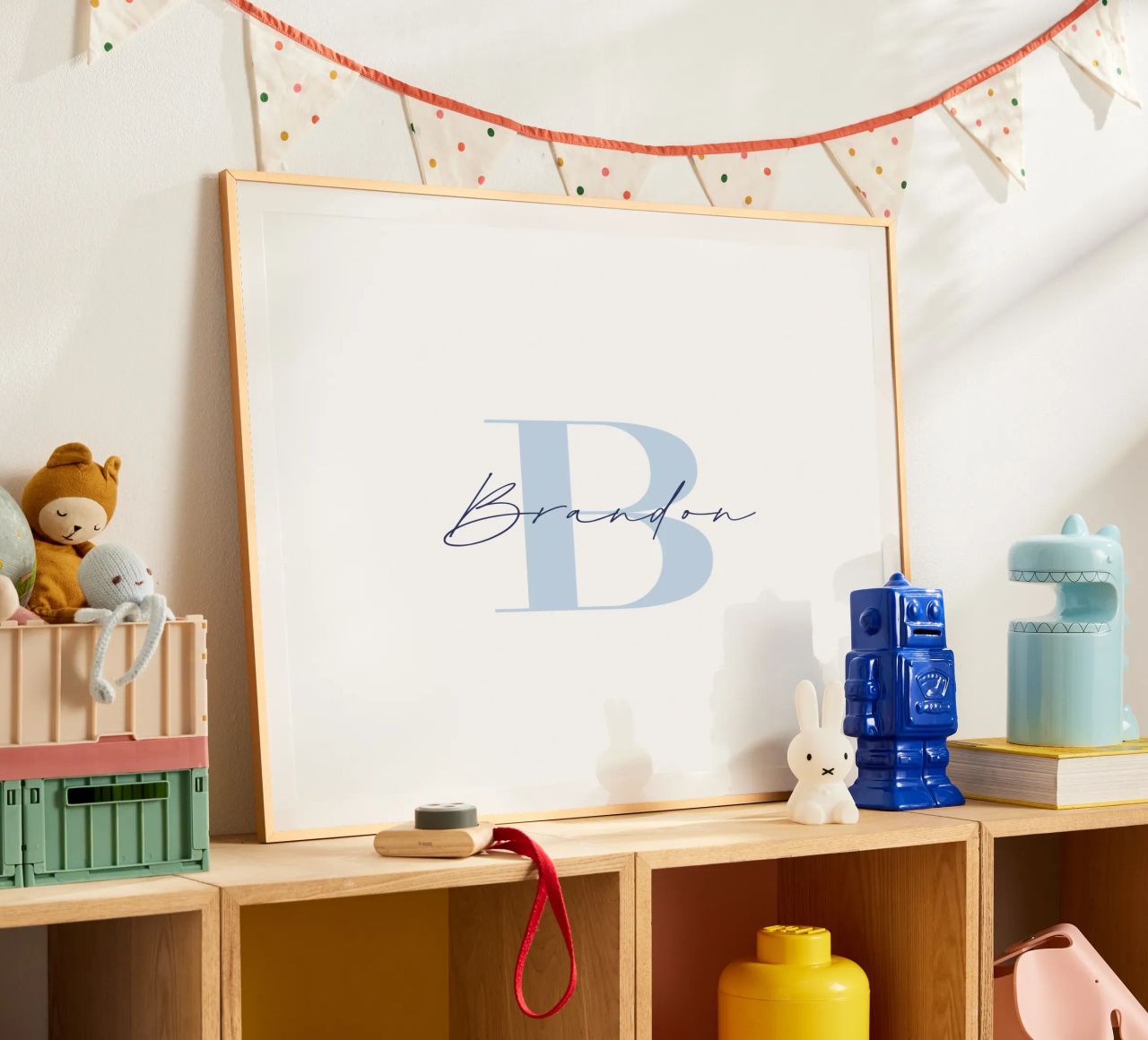 Individueller Baby-Namensdruck Poster von Prints By Ayleen