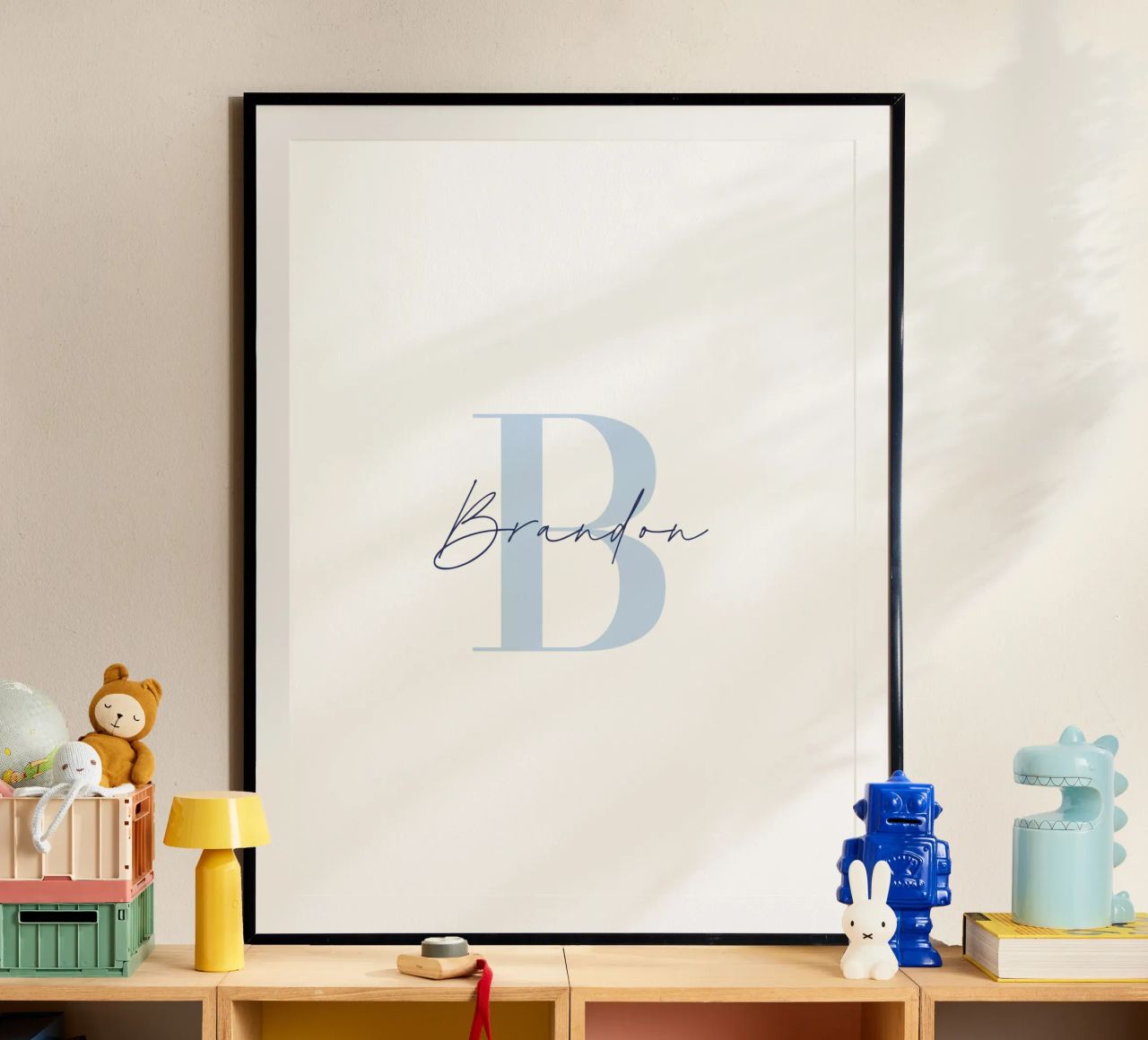 Individueller Baby-Namensdruck Poster von Prints By Ayleen