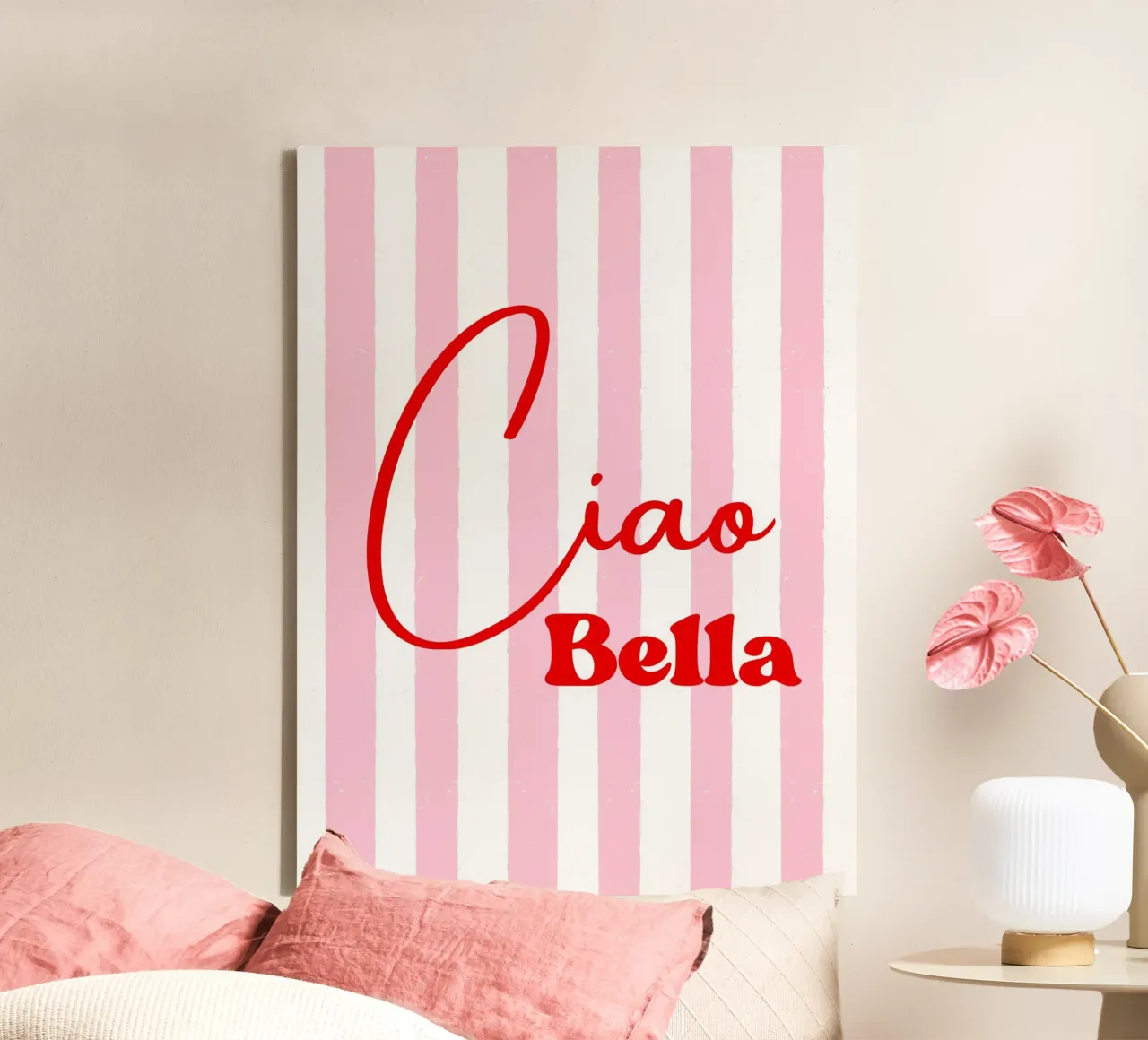 Ciao Bella tela con Cornice a cassetta da ArtDesign by KBK