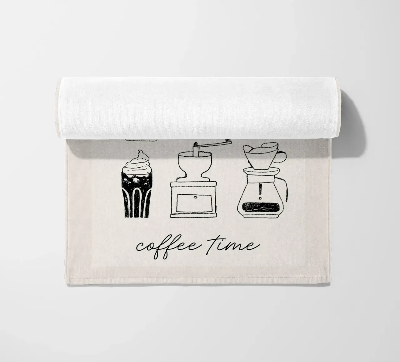 ora del caffè telo mare da ArtDesign by KBK