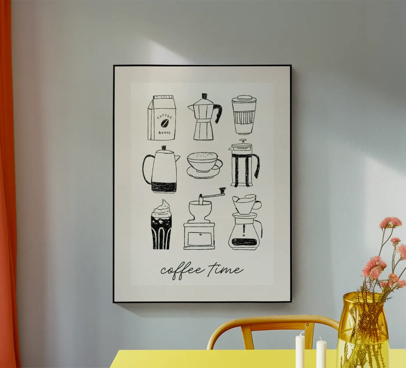 coffee time acrylic glass by ArtDesign by KBK