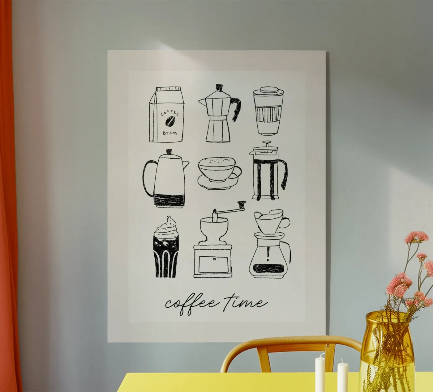 coffee time acrylic glass by ArtDesign by KBK