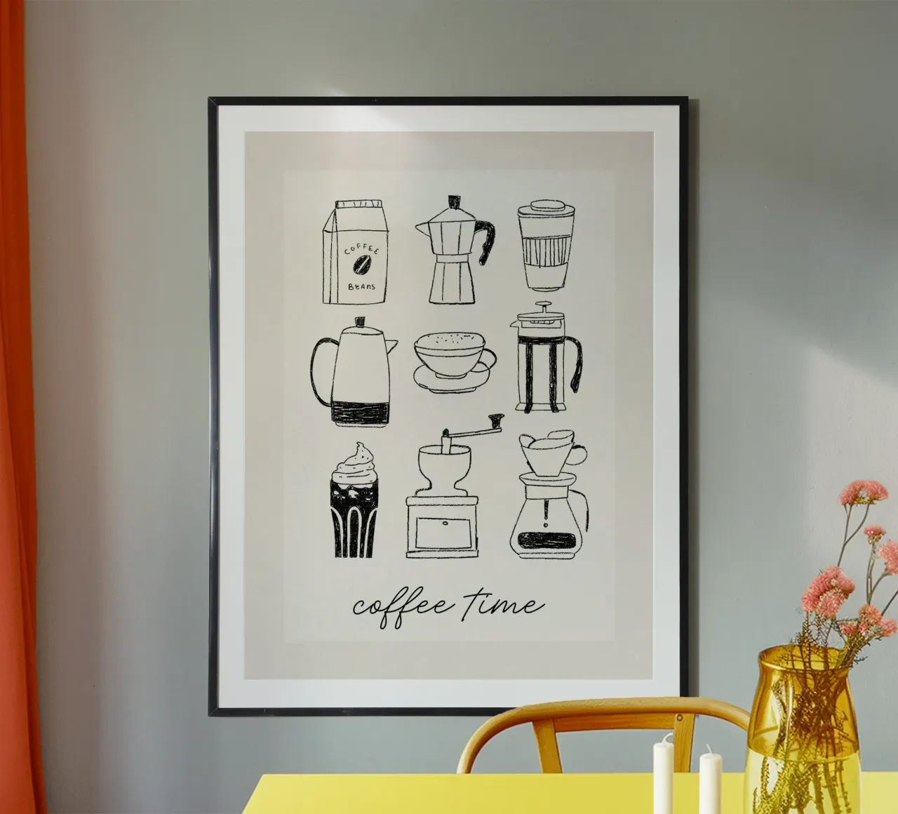 Kaffeezeit Poster von ArtDesign by KBK