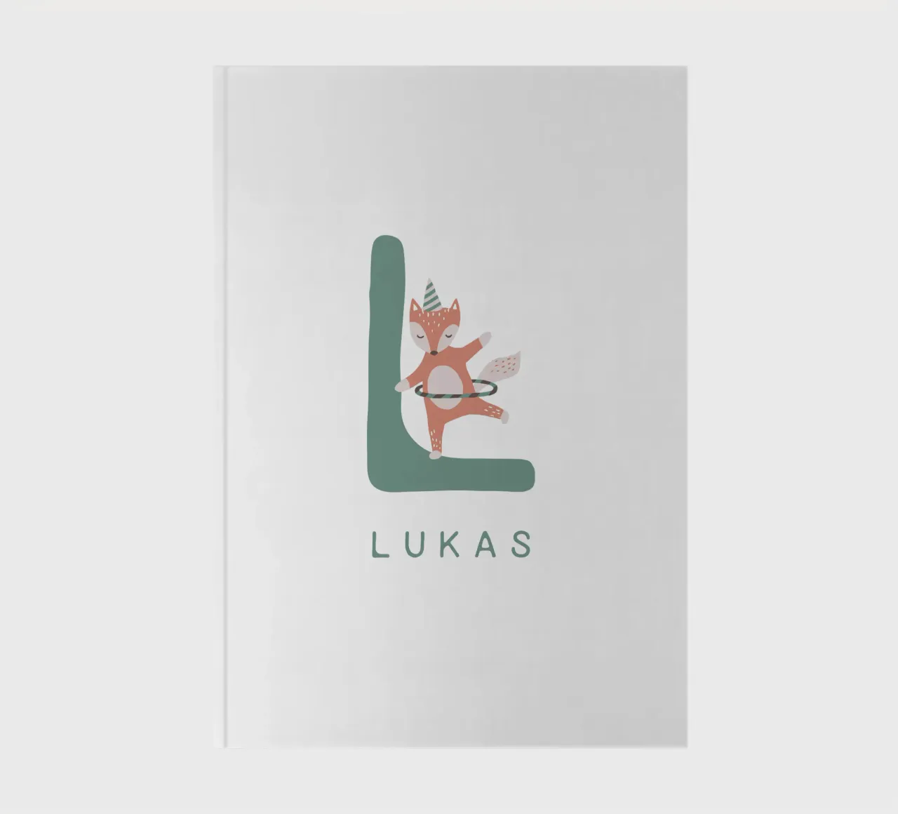Cute Fox notebook by Kartenliebe
