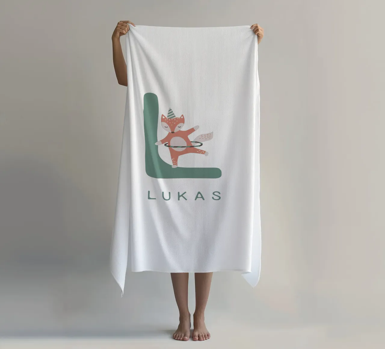 Cute Fox telo mare da Kartenliebe