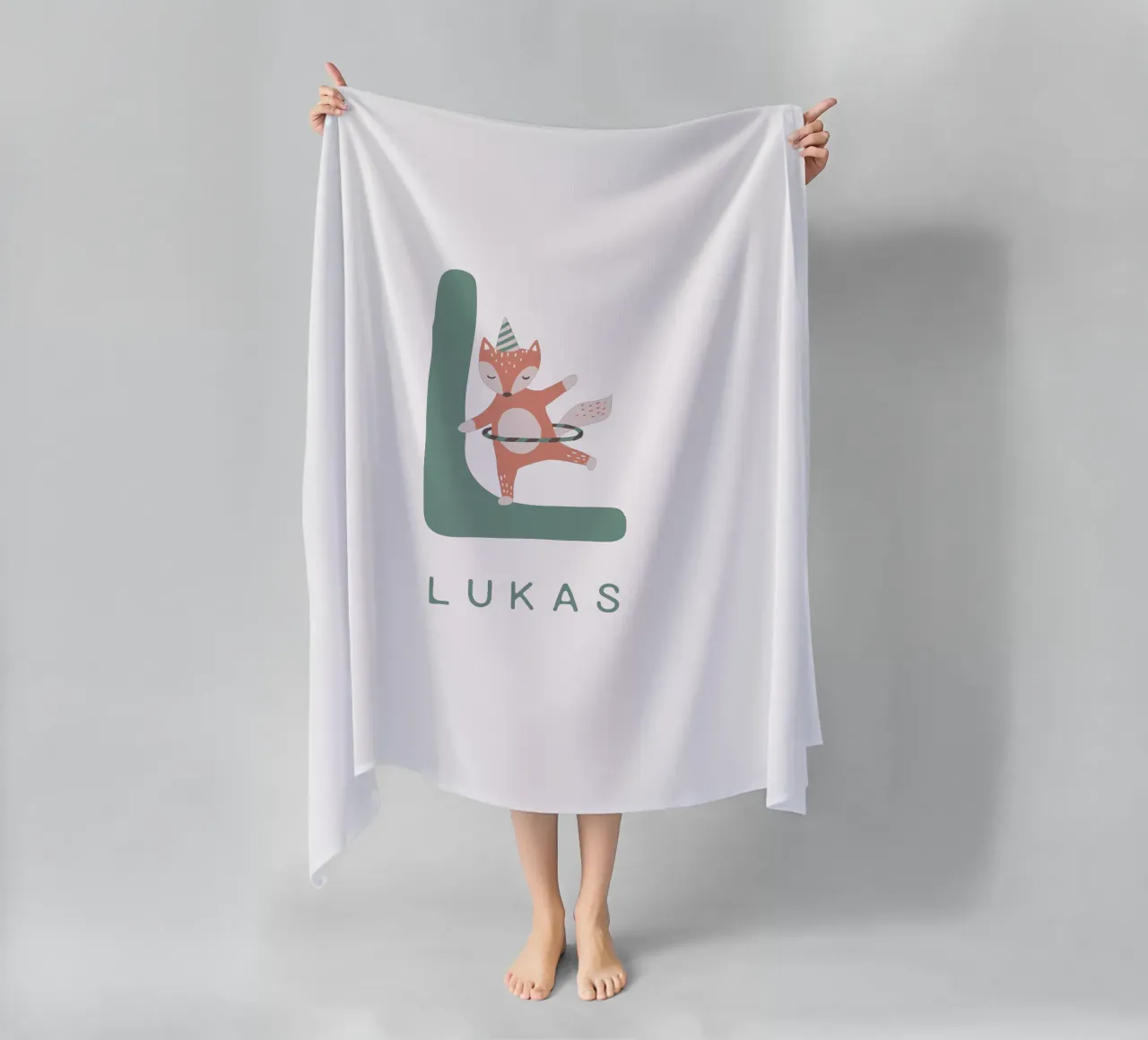 Cute Fox telo mare da Kartenliebe