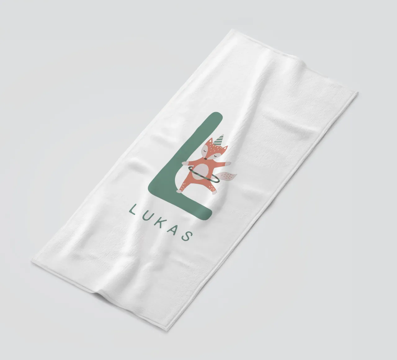 Cute Fox telo mare da Kartenliebe