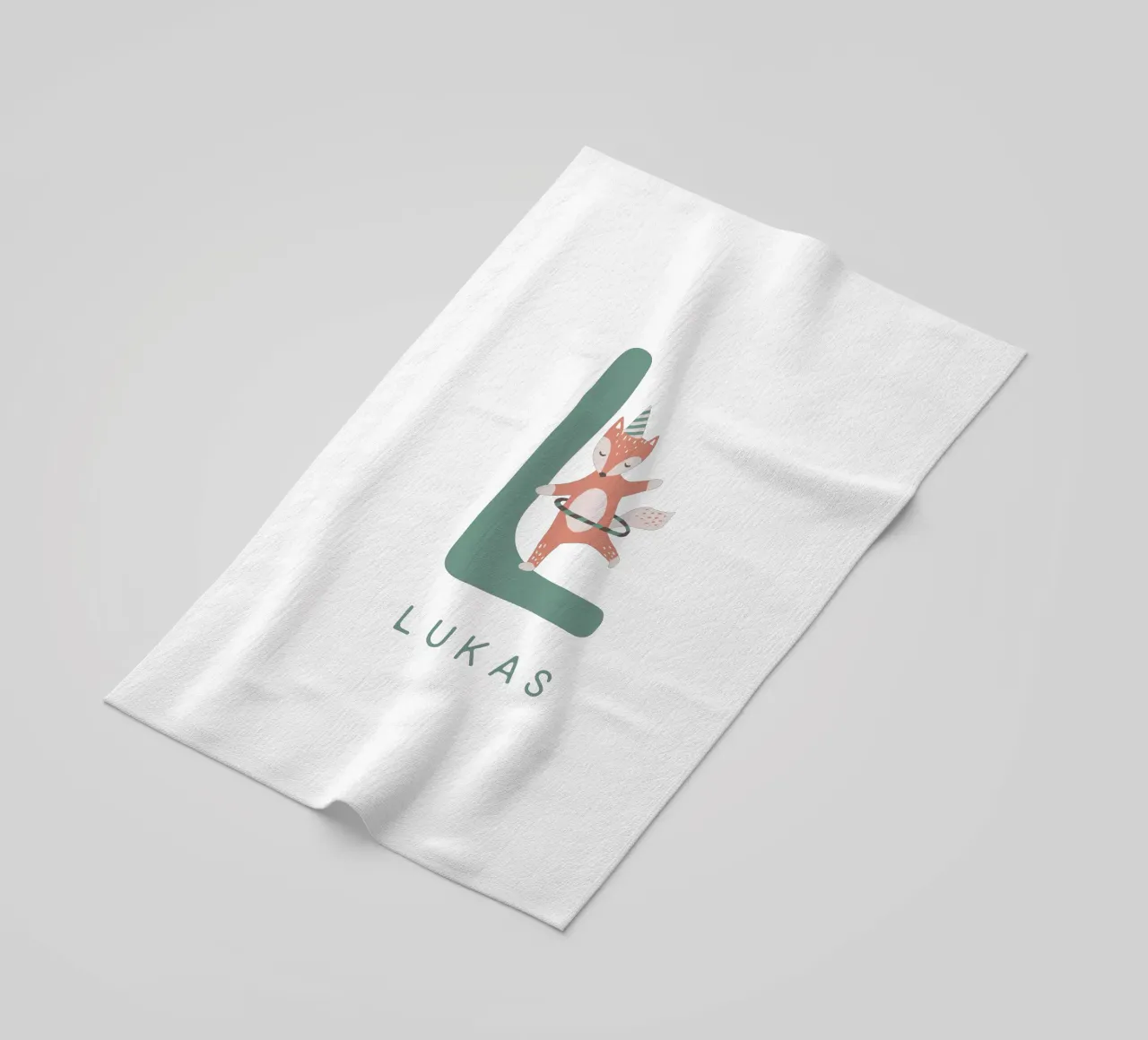 Cute Fox telo mare da Kartenliebe