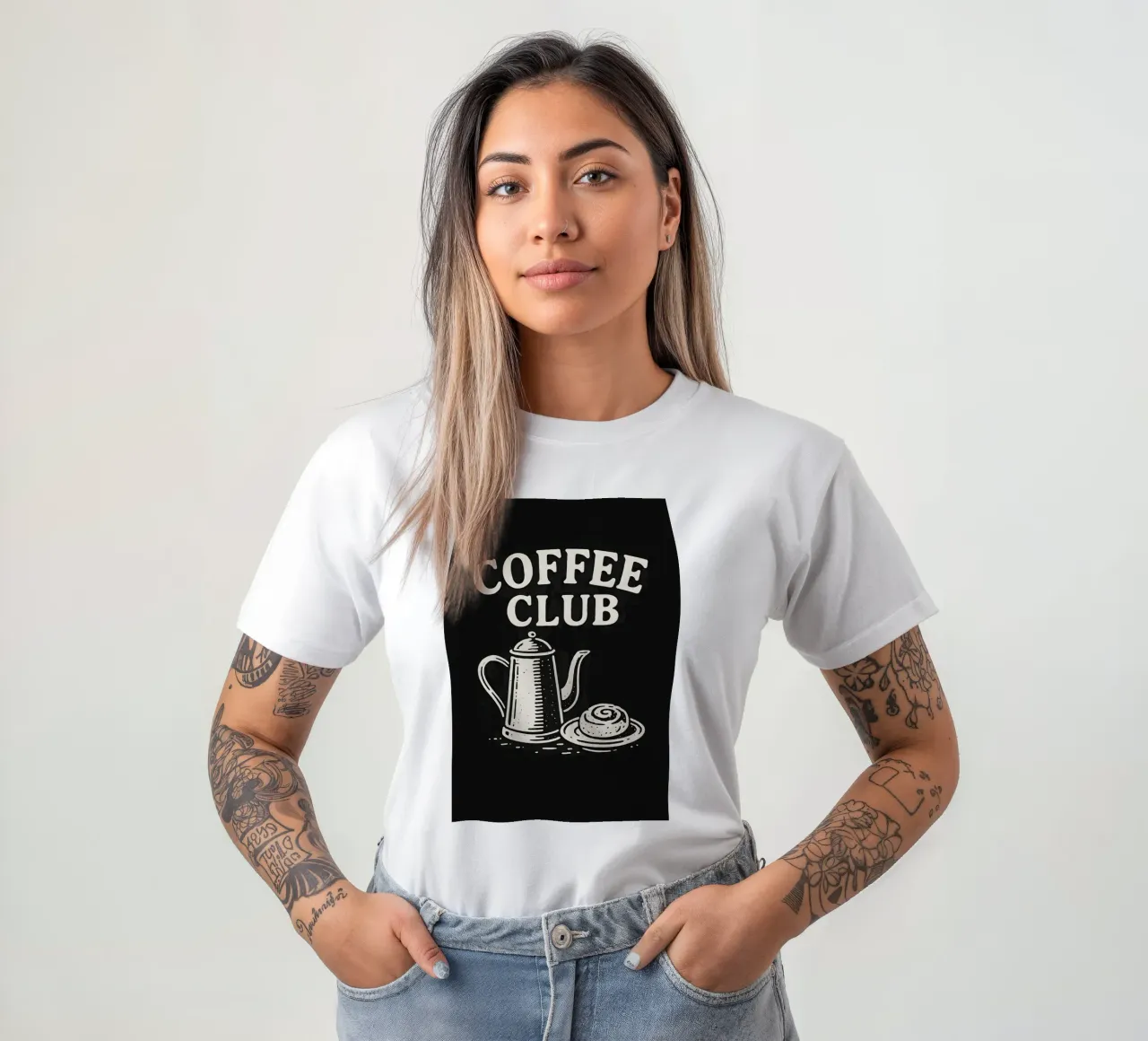 Coffee Club t-shirt by Wall of Whispers