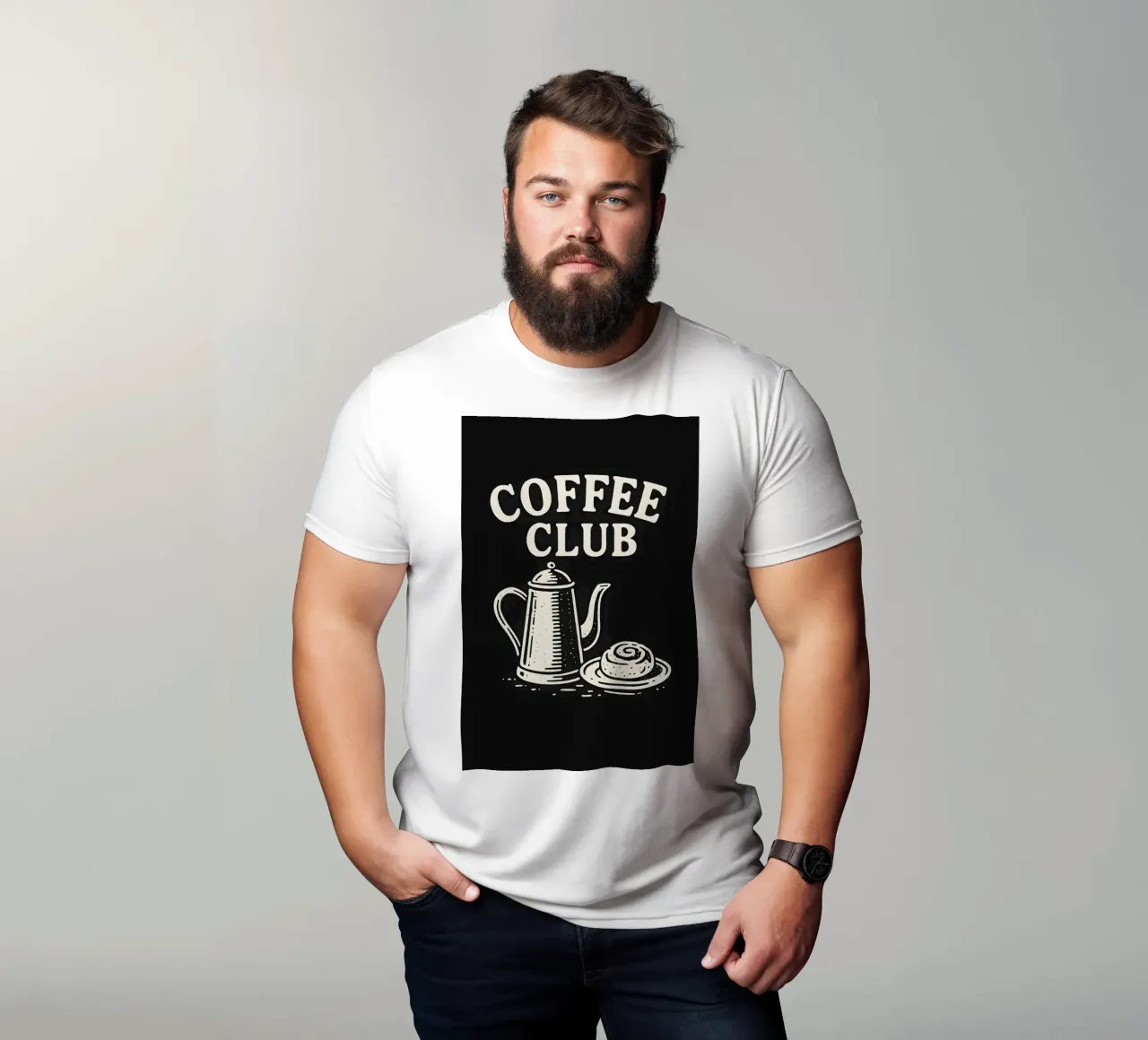 Coffee Club t-shirt by Wall of Whispers