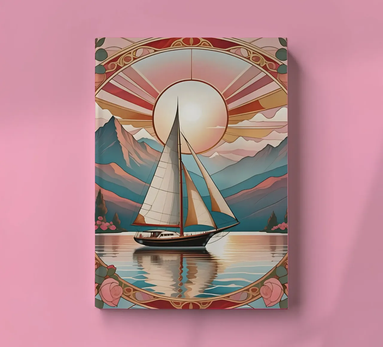 Sailboat_1 notebook by Farb- und Blütenzauber by LK