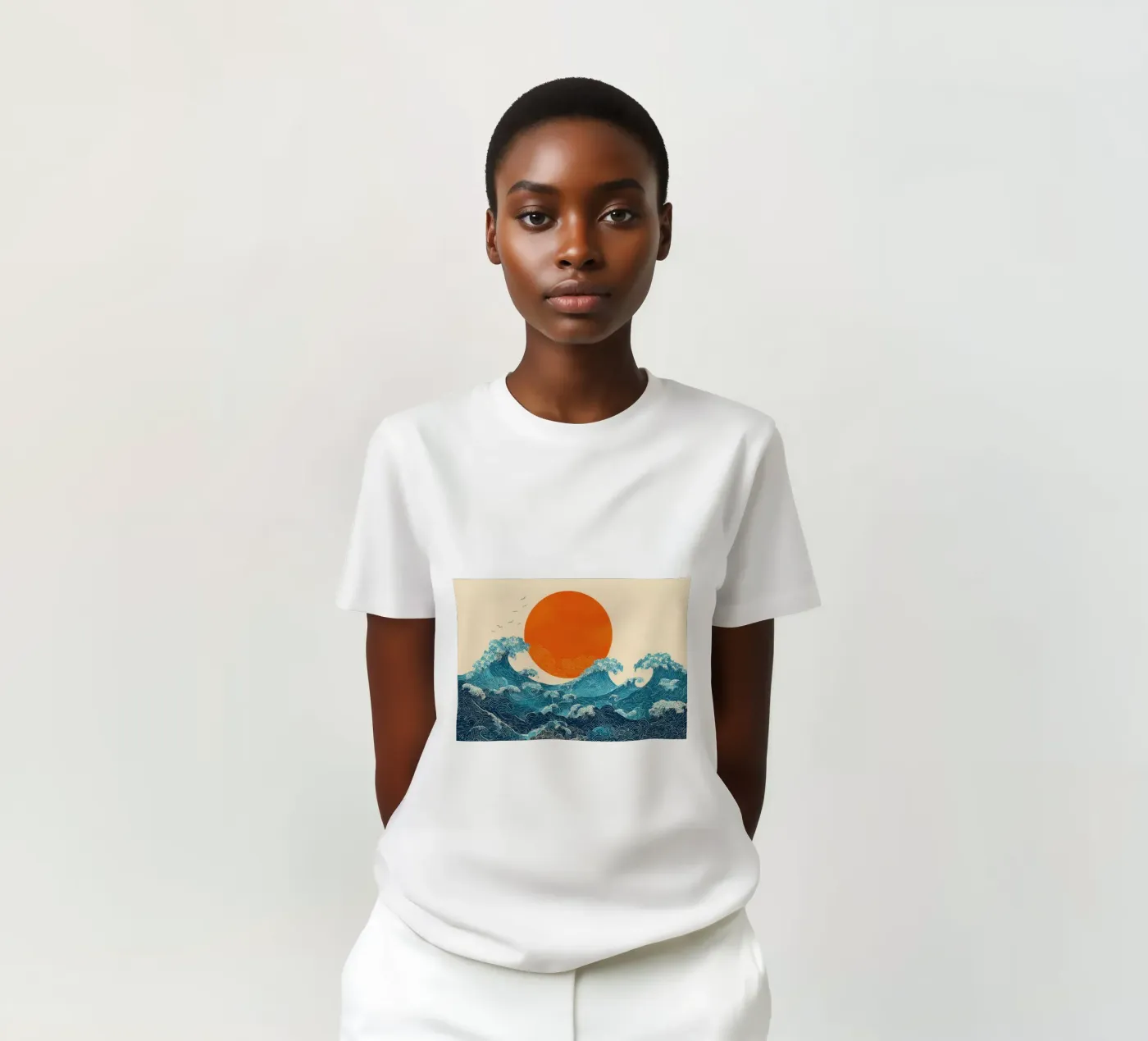 Sole e mare t-shirt da IamHomeStudio