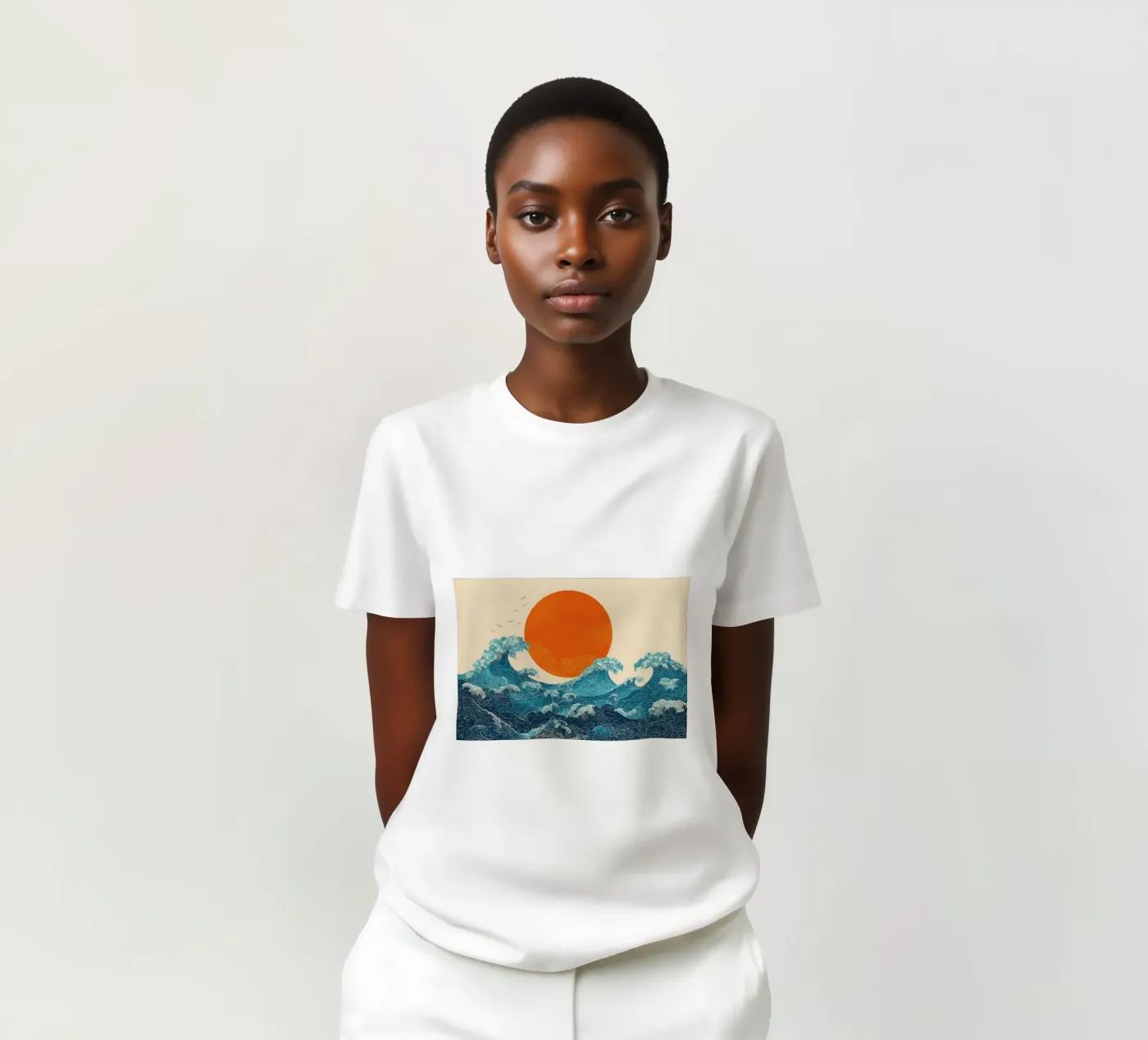 Sole e mare t-shirt da IamHomeStudio