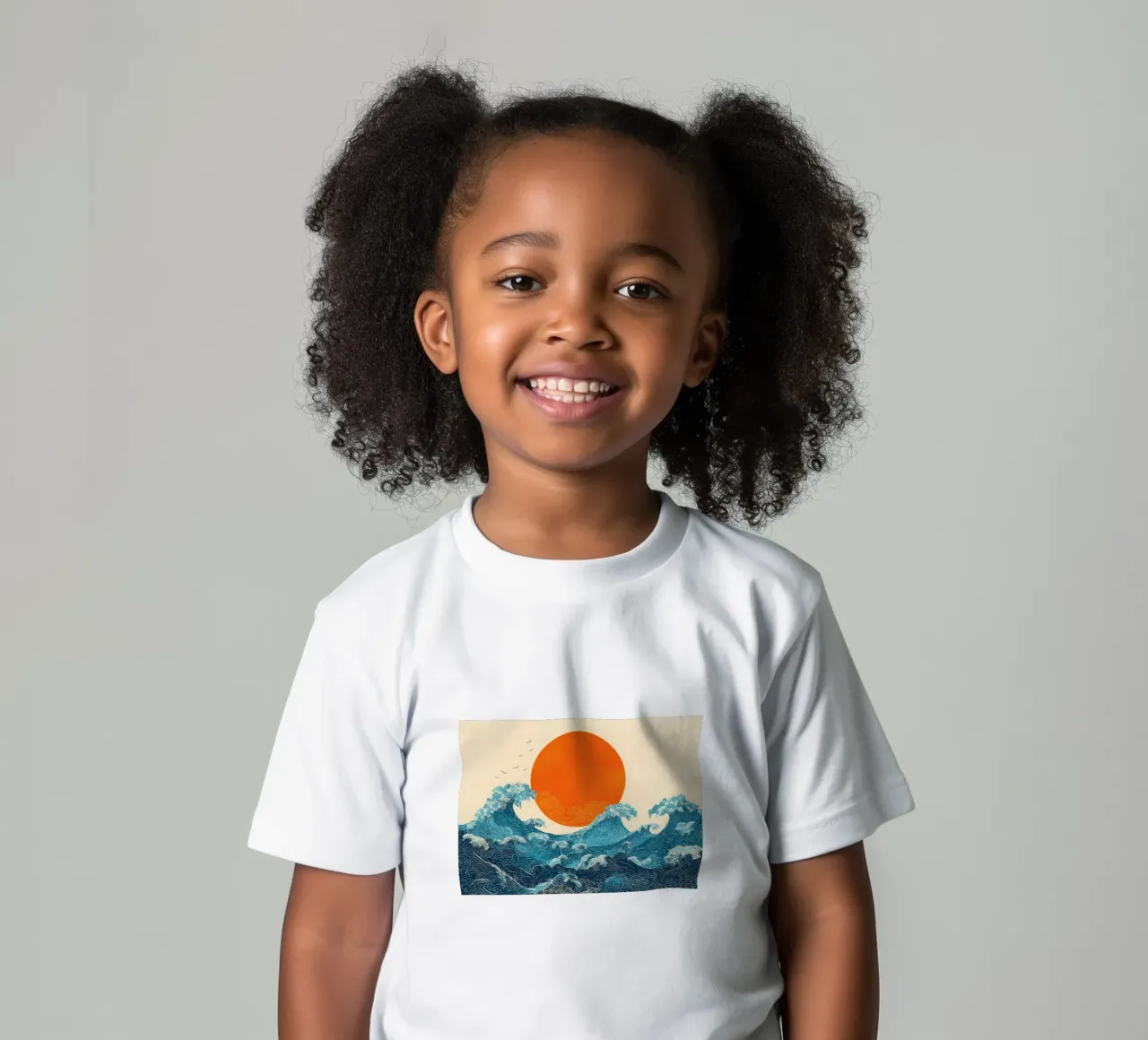 Sole e mare t-shirt bambini da IamHomeStudio