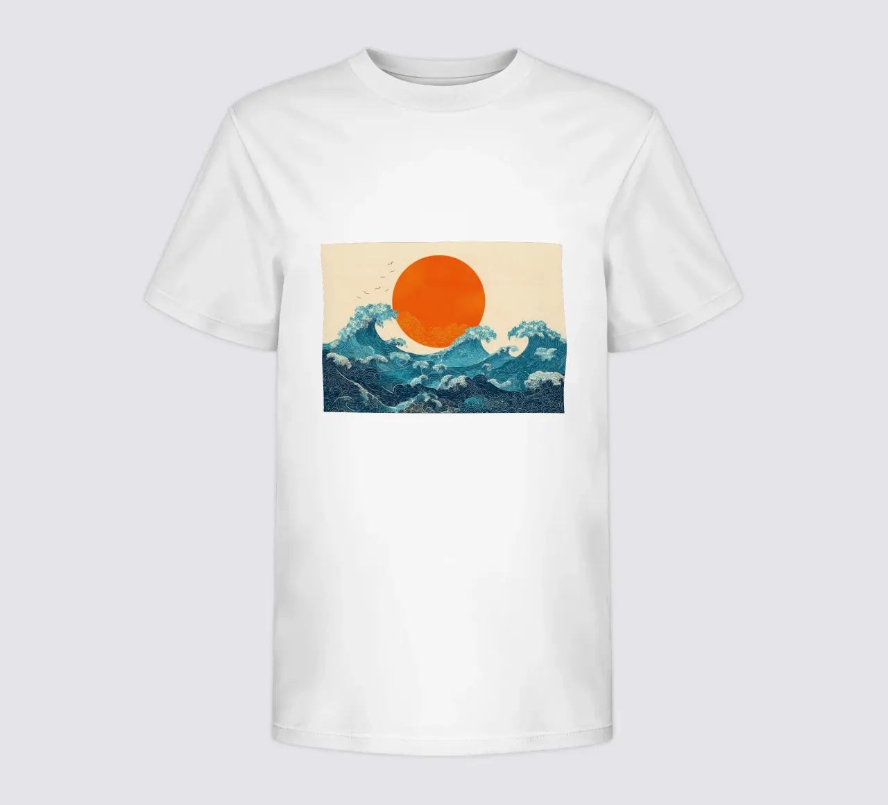 Sole e mare t-shirt bambini da IamHomeStudio