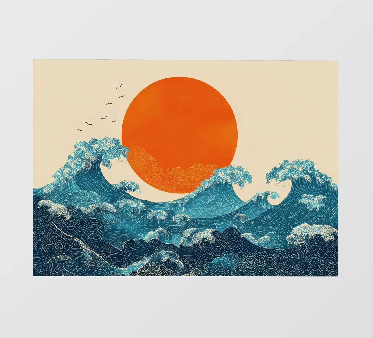 Sole e mare pellicola backlit da IamHomeStudio