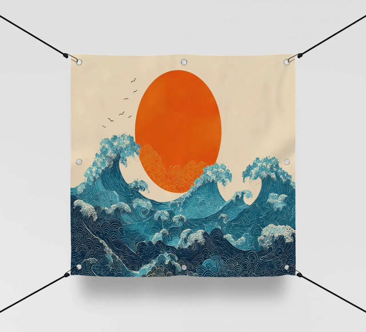 Sole e mare telo in pvc da IamHomeStudio