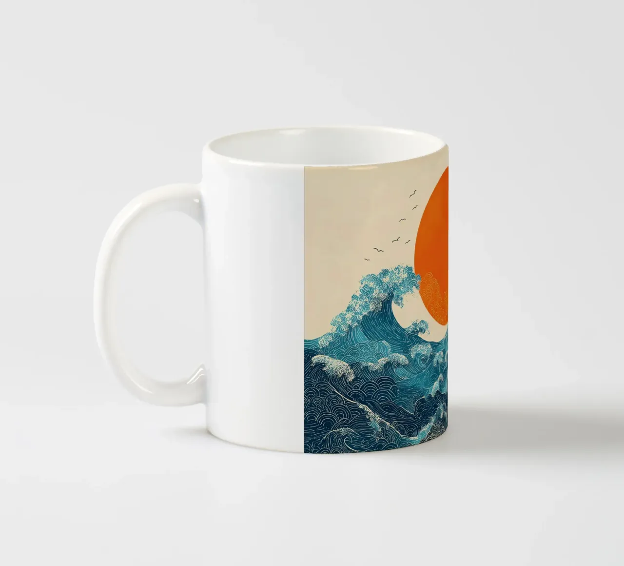 Sole e mare tazza in ceramica da IamHomeStudio