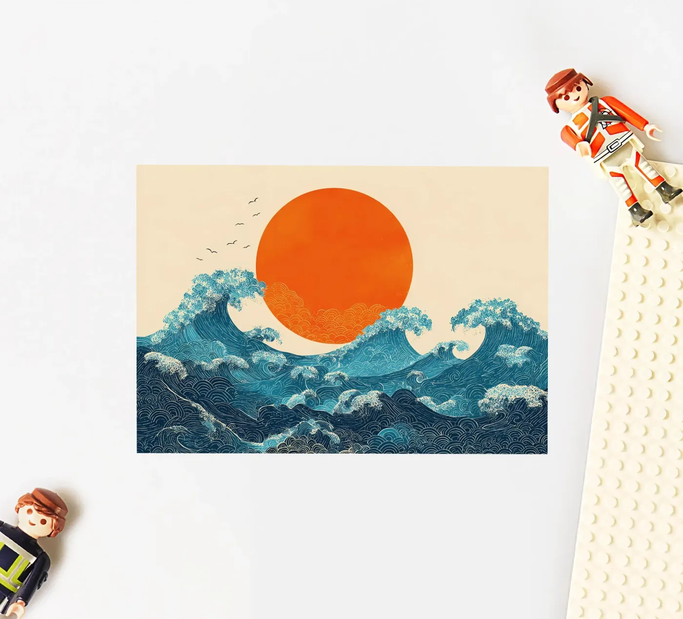 Sole e mare adesivo da IamHomeStudio