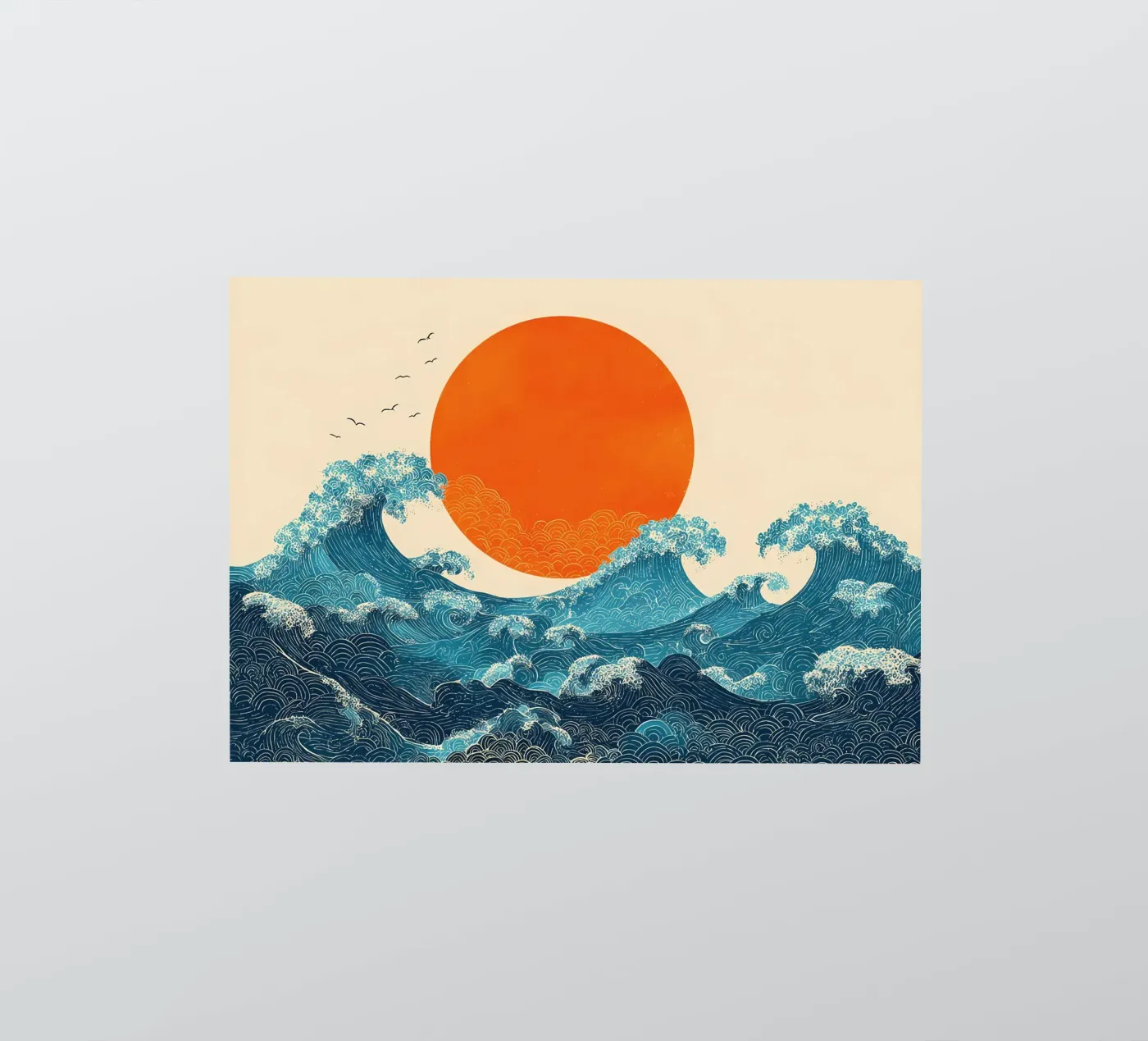 Sole e mare adesivo da IamHomeStudio