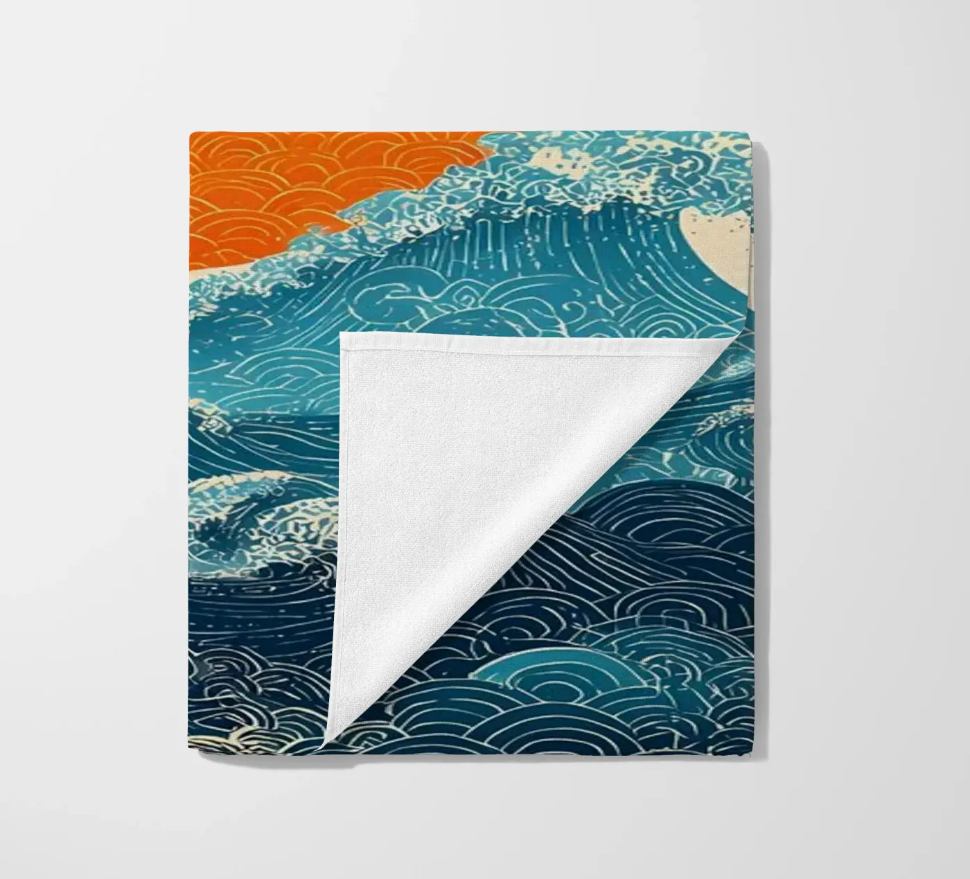 Sonne und Meer Strandtuch von IamHomeStudio