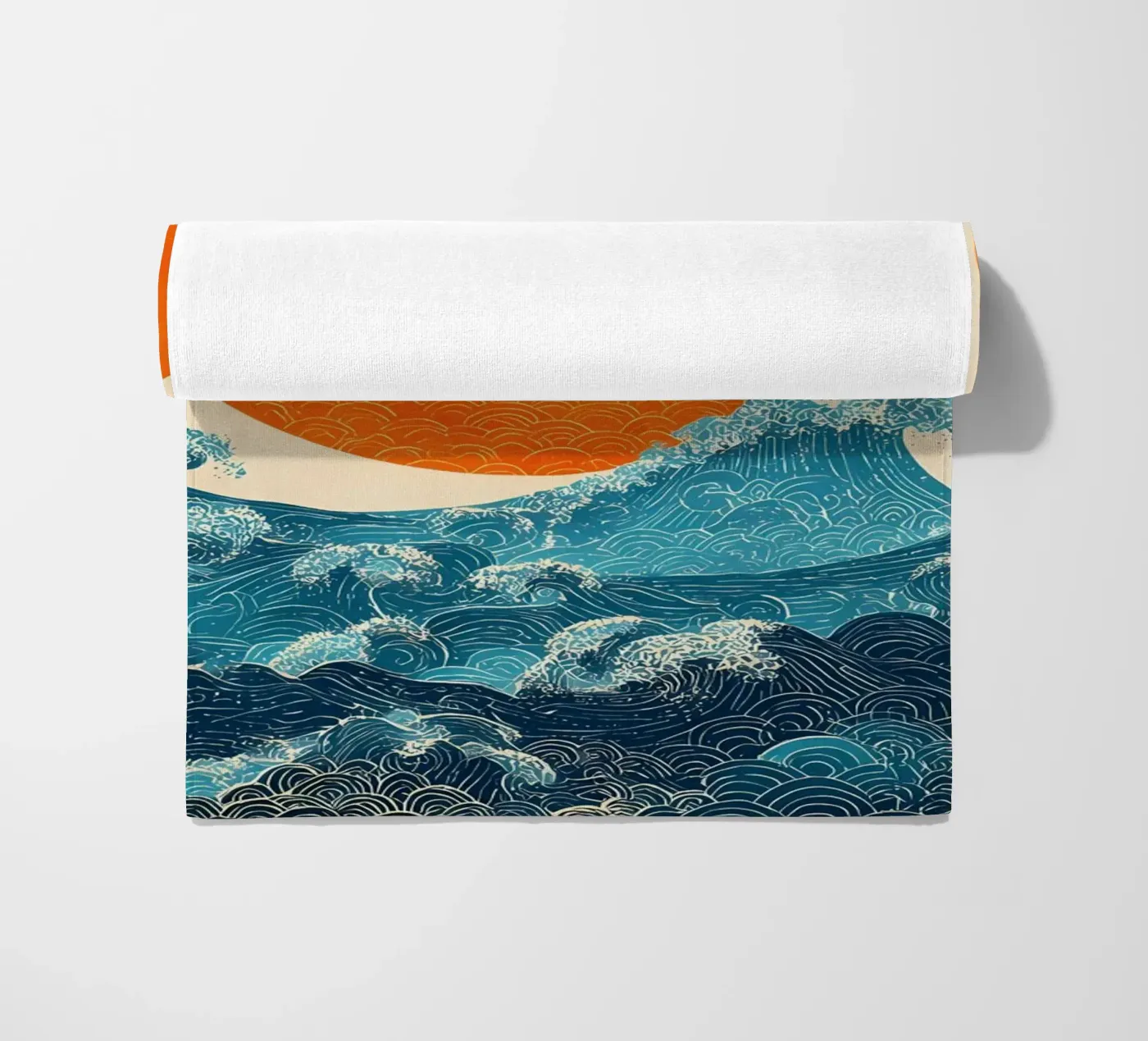 Sonne und Meer Strandtuch von IamHomeStudio