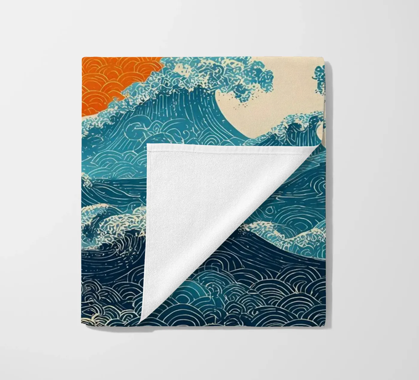 Sonne und Meer Strandtuch von IamHomeStudio