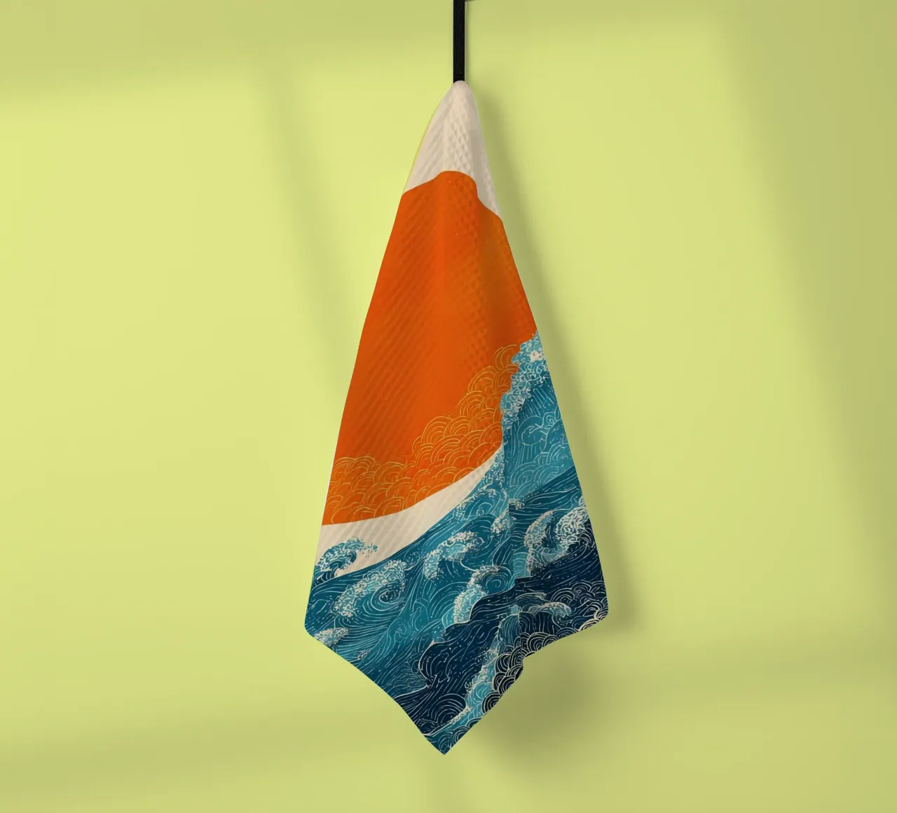 Sole e mare canovaccio da cucina da IamHomeStudio