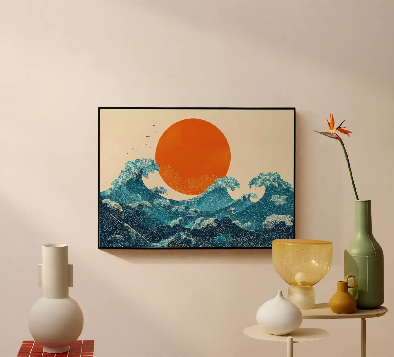 Sole e mare plexiglass da IamHomeStudio